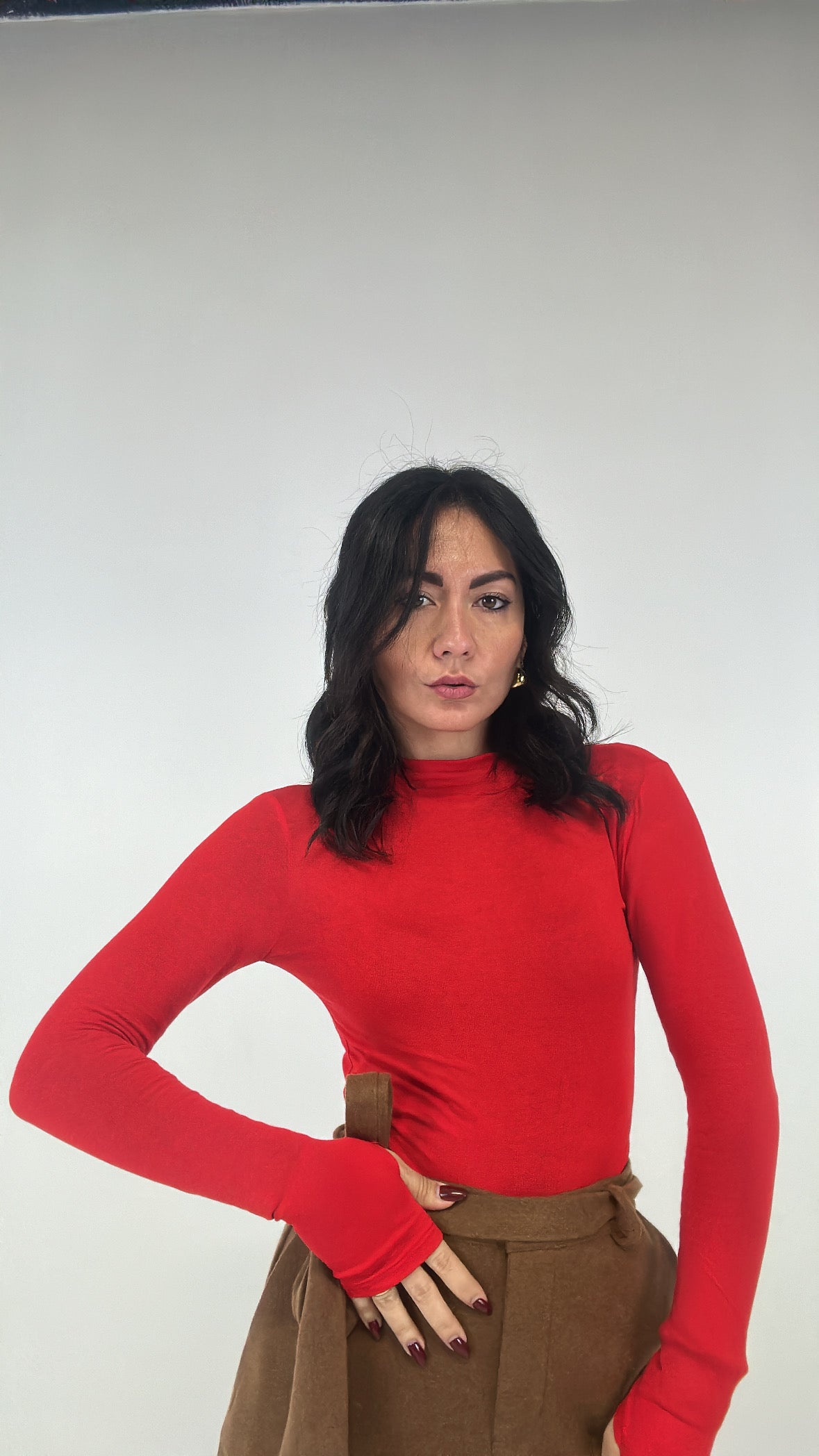 body BASIC LEGGERA - ROSSO