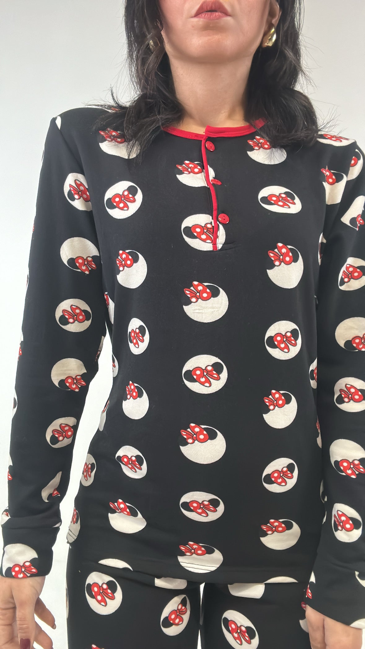 Pigiama DONNA MINNIE - NERO