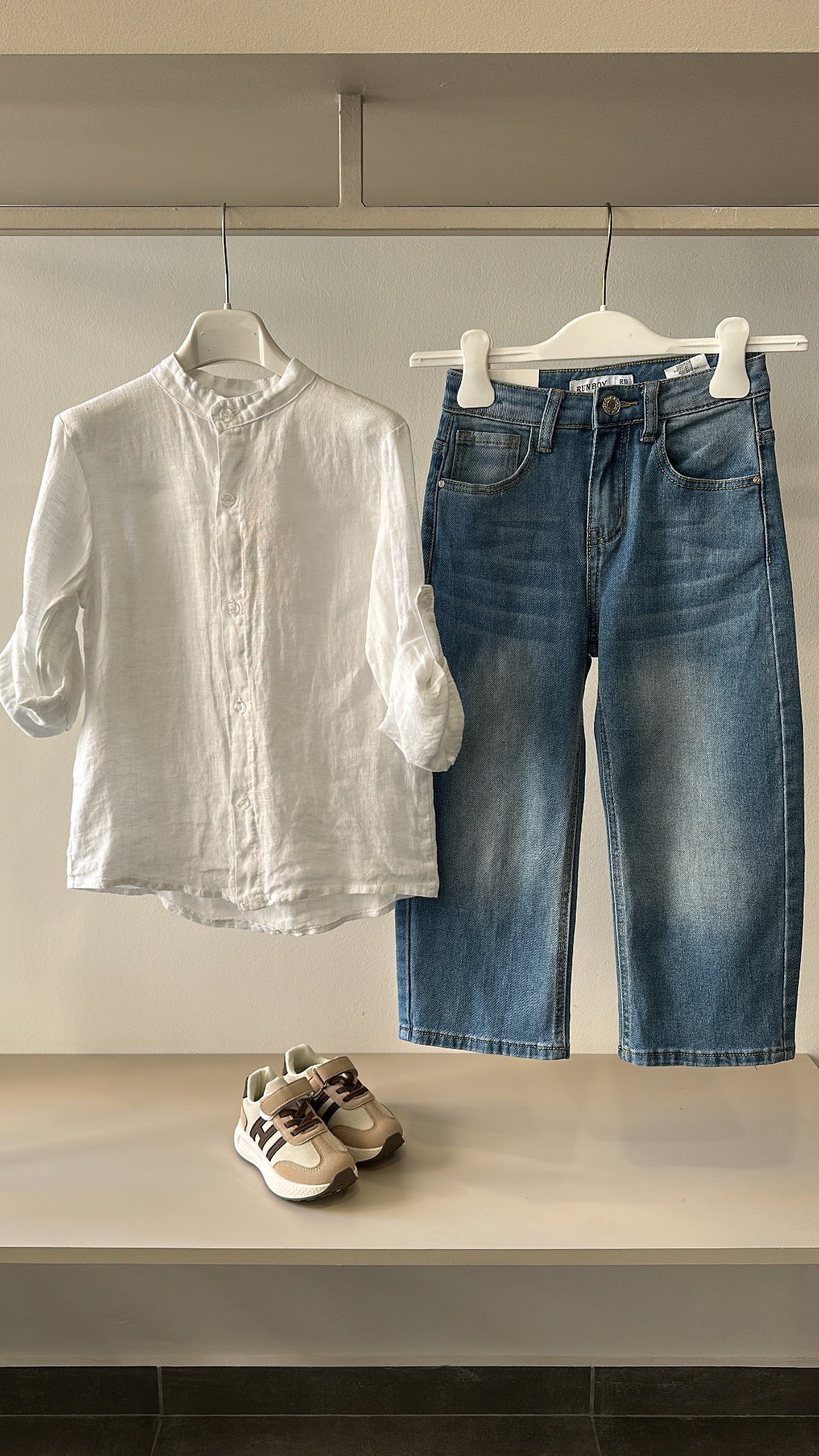 Camicia LINO 4-14 - BIANCO