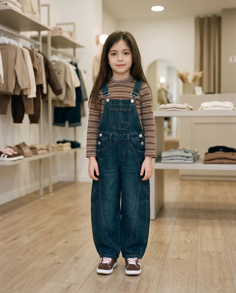 Salopette BALLON 5-14A - JEANS