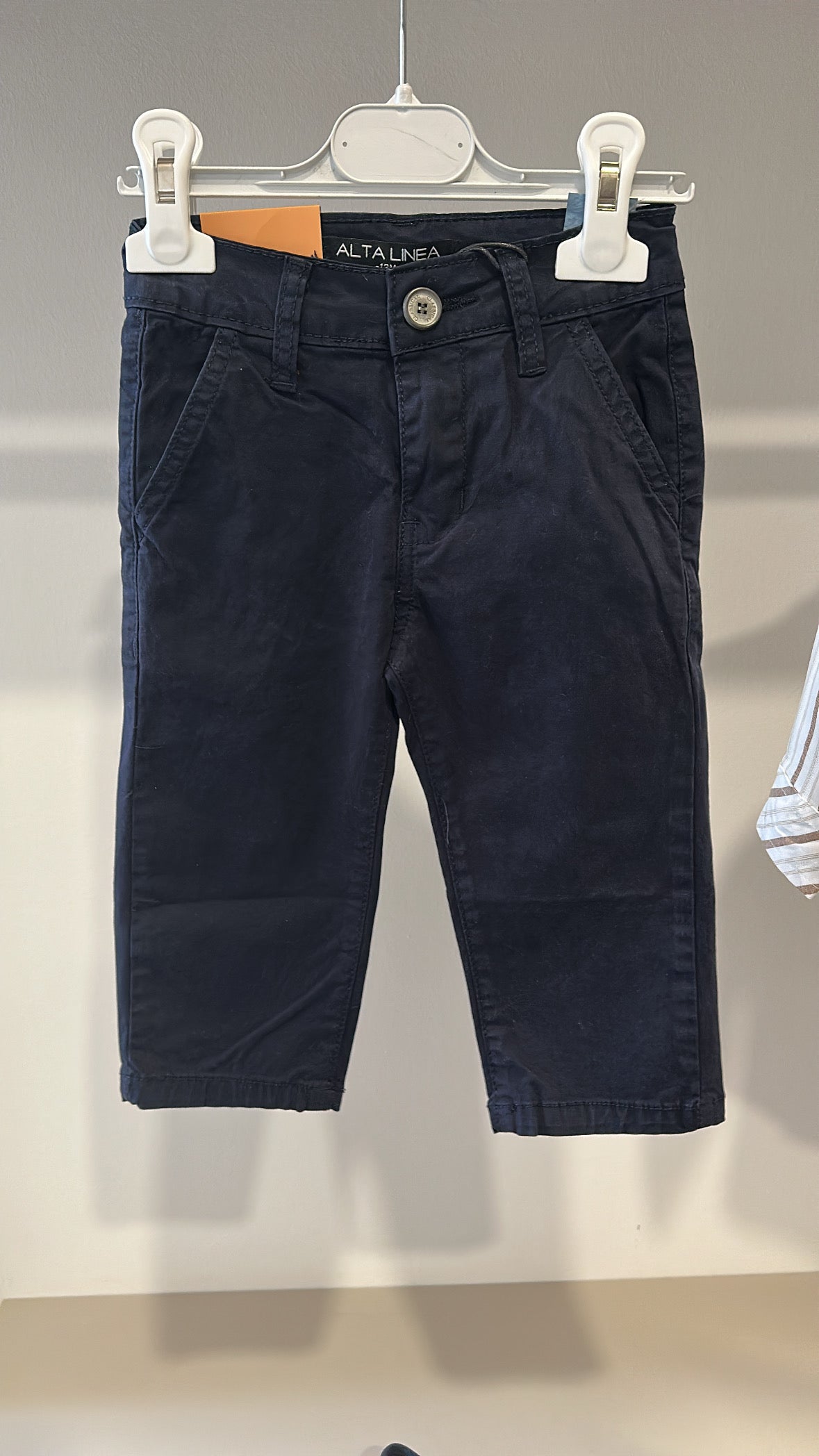 Pantalone COTONE 12-36M - BLU