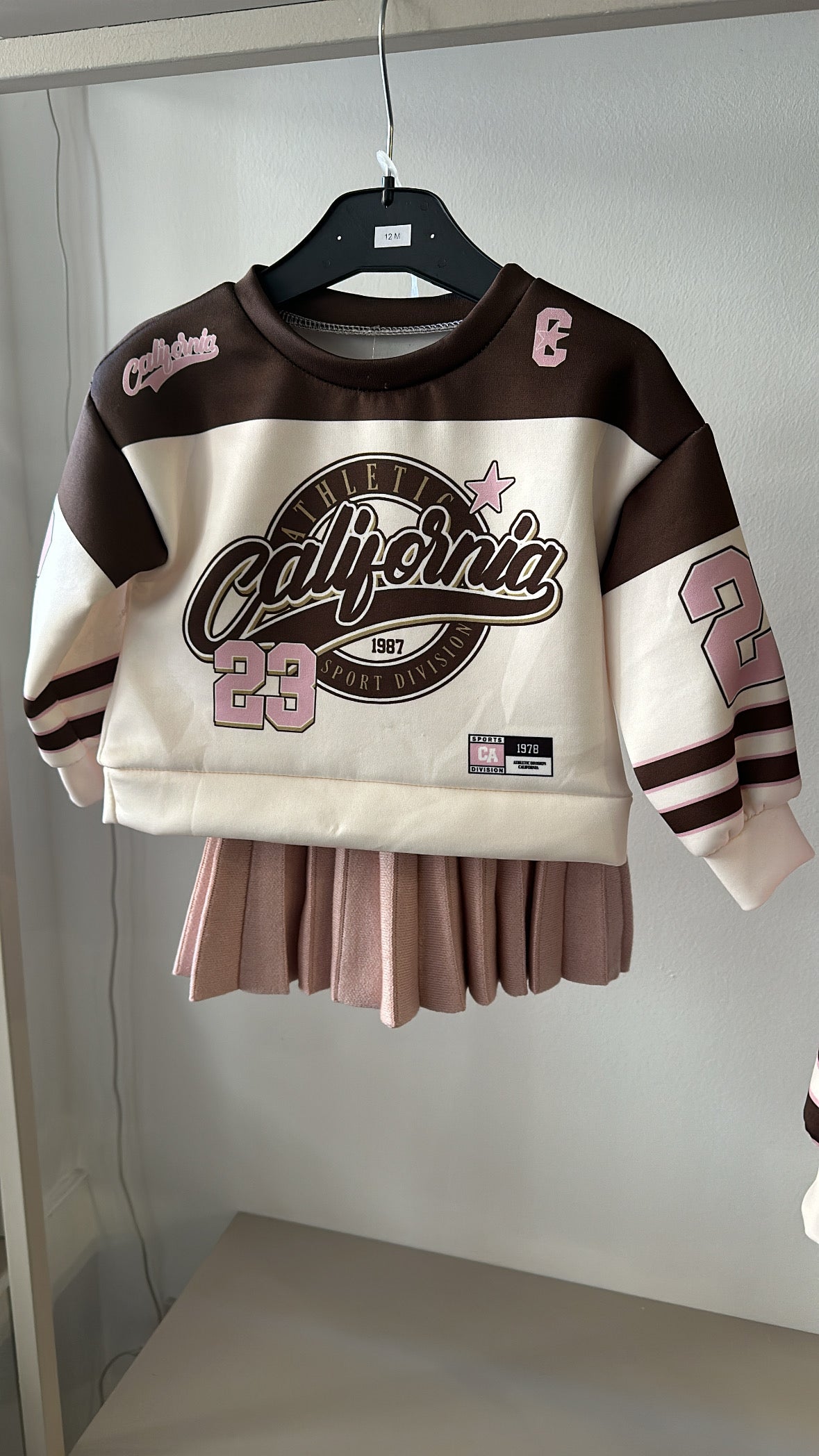 Felpa CALIFORNIA SPORT 12-36M - MARRONE