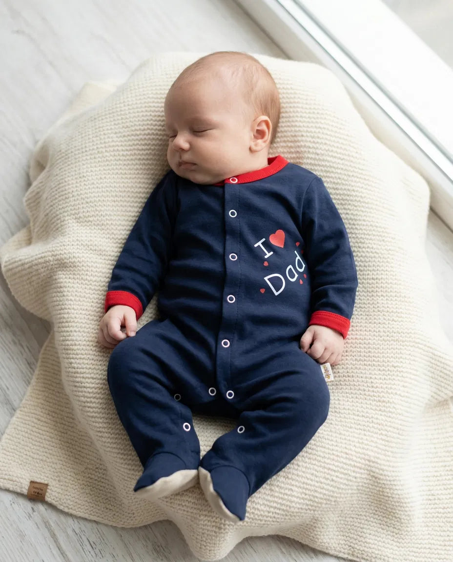 Tutina IN COTONE FAMILY - BLU
