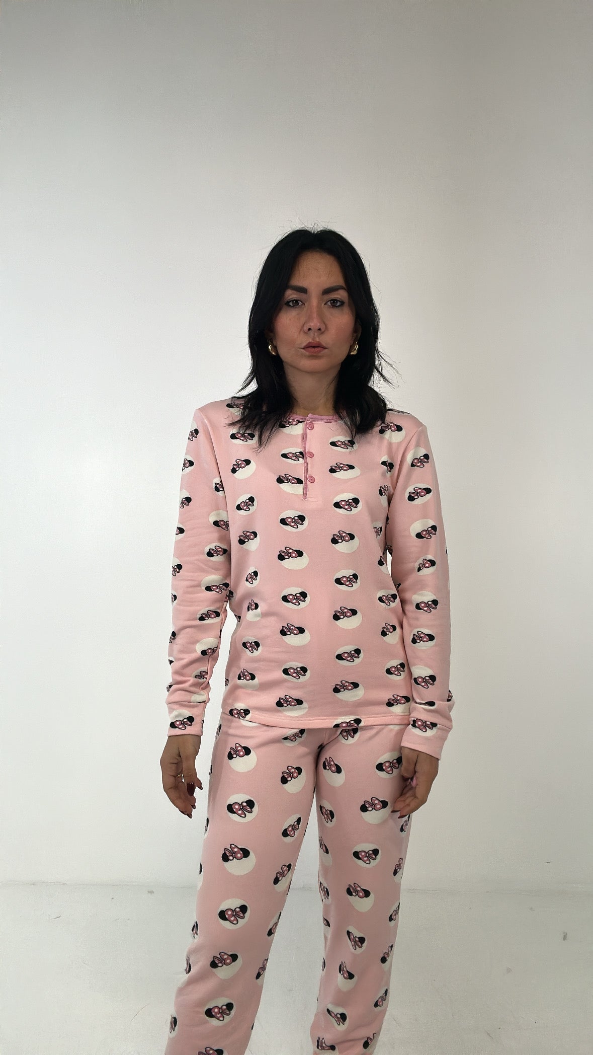 Pigiama DONNA MINNIE - ROSA