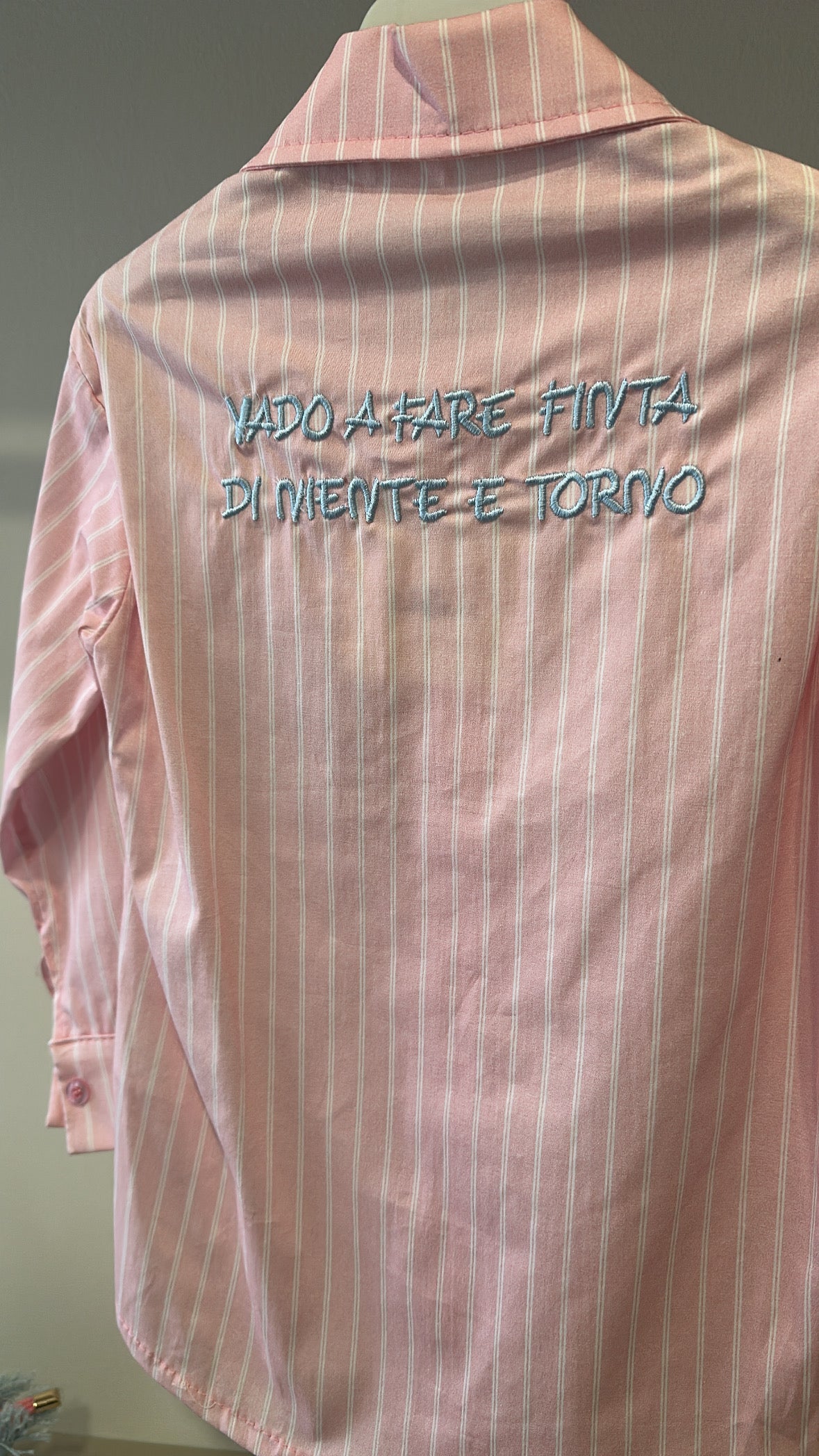 Camicia RIGHE W 4-14A - ROSA