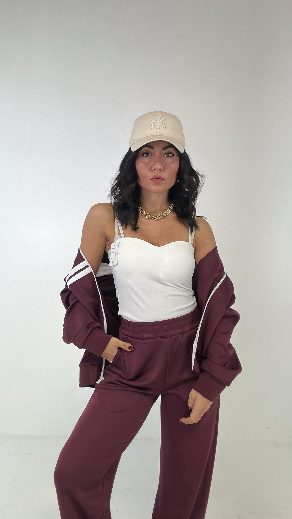 Body CON COPPA - BIANCO