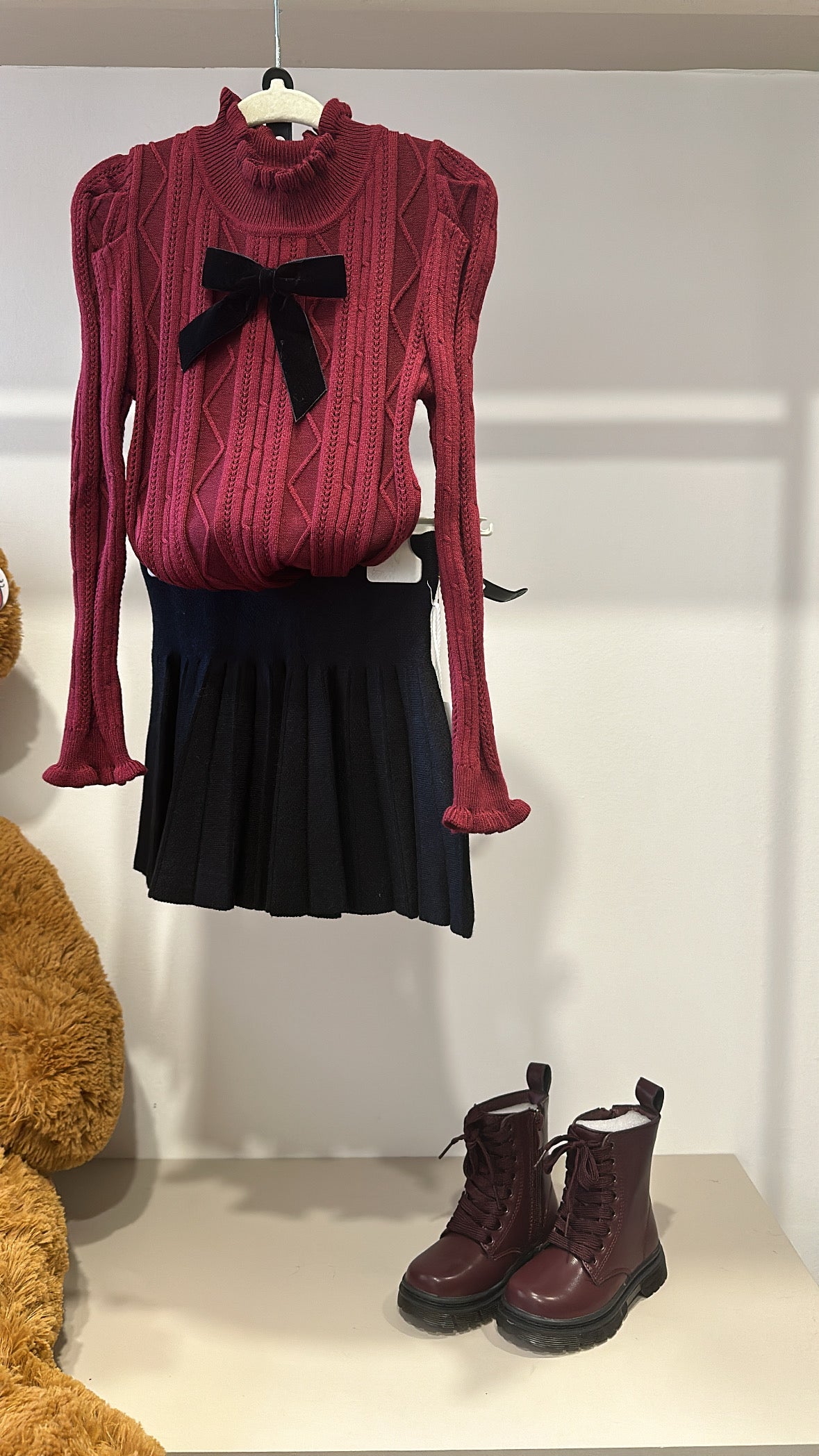 Pull CON FIOCCO 4-14A - BORDEAUX