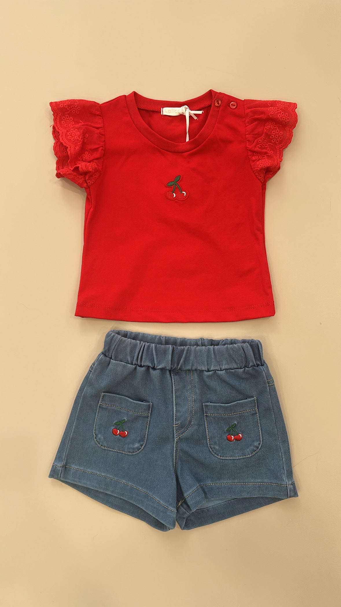 Completo CILIAGIA VOLANT 12-36M - ROSSO