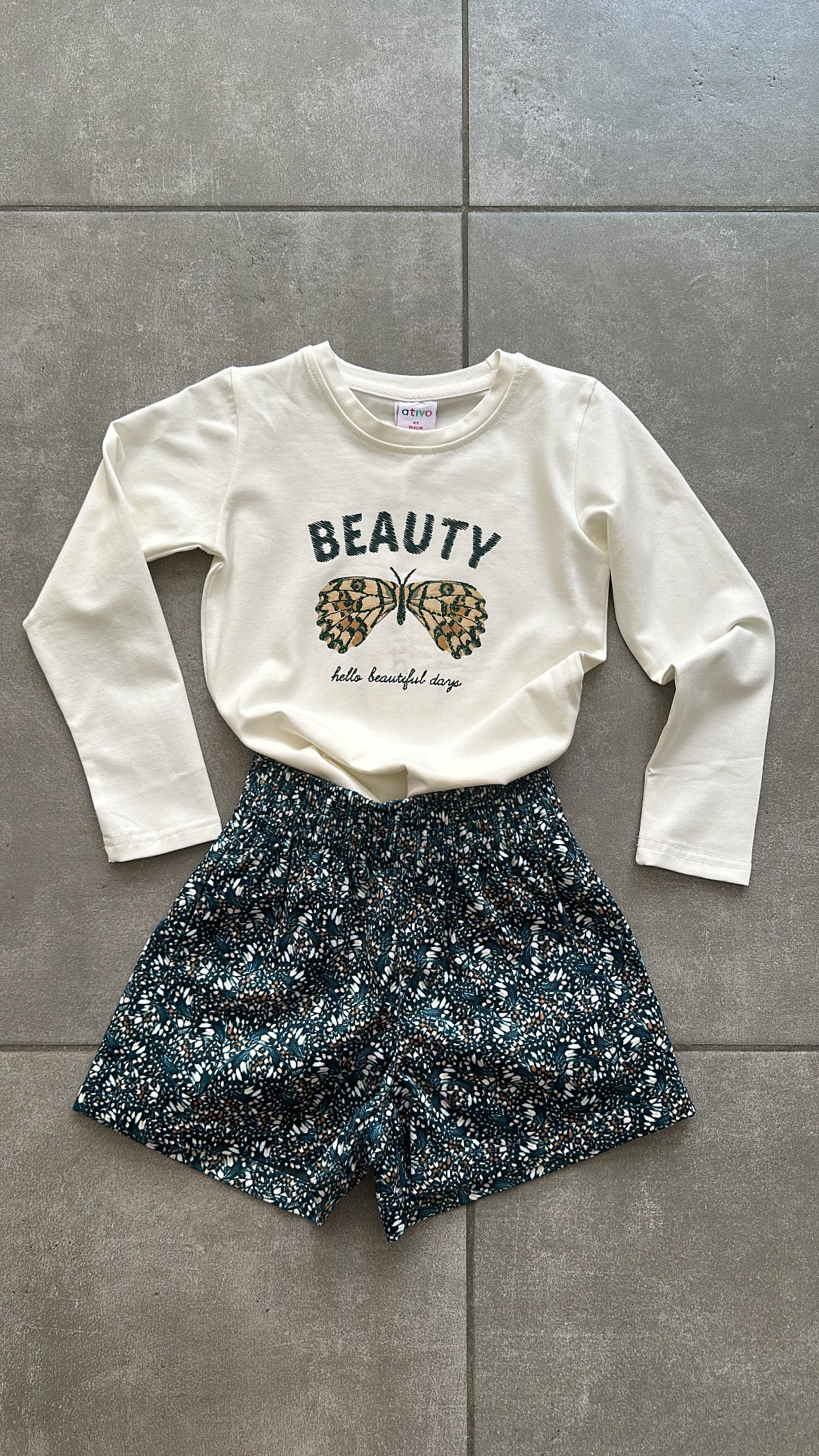 Maglia BEAUTY 4-12A - BIANCO