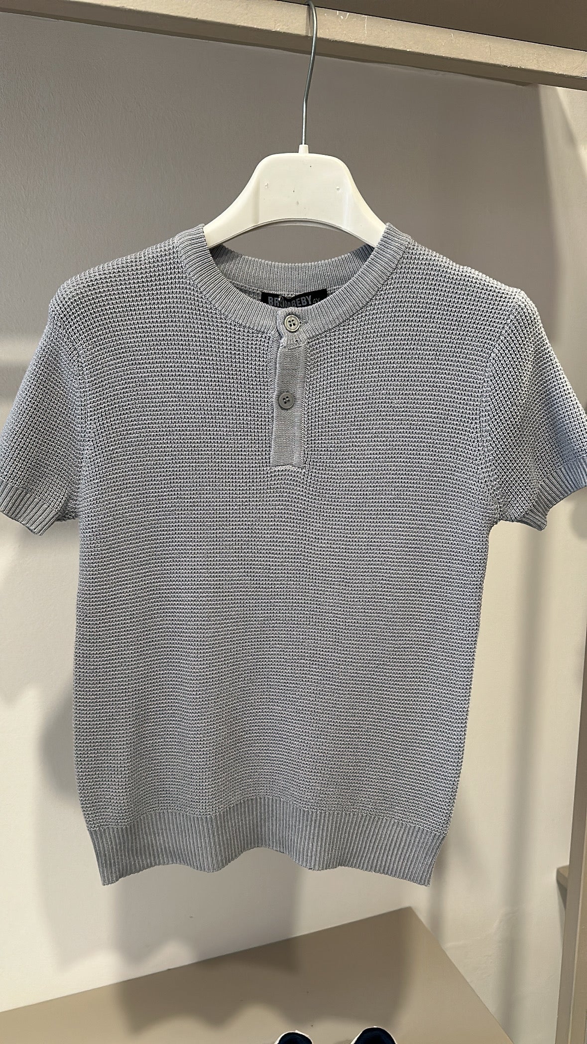 T-shirt TRAFORO 4-14A - CELESTE POLVERE