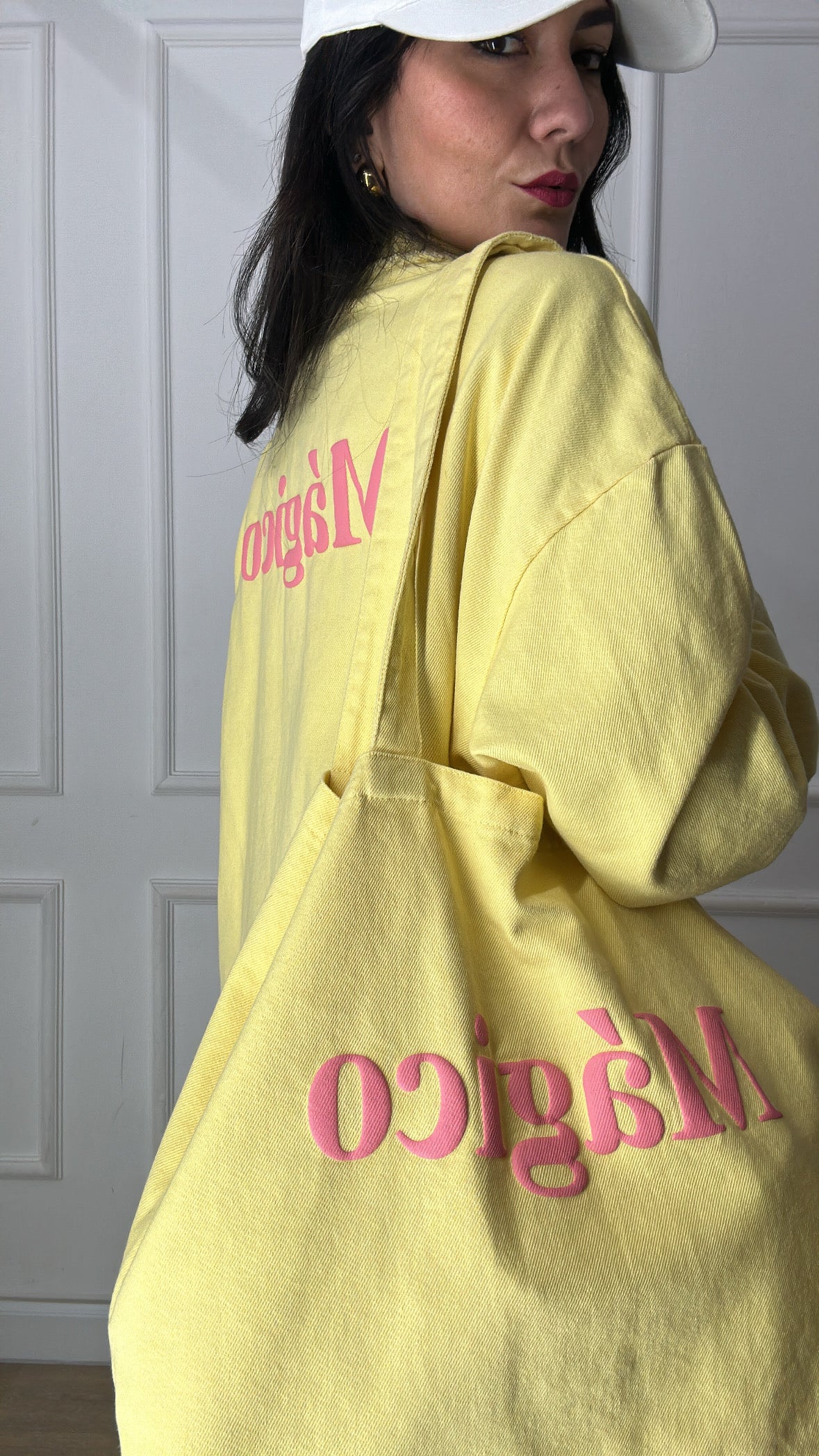 Camicia MAGICO CON BORSA - GIALLO