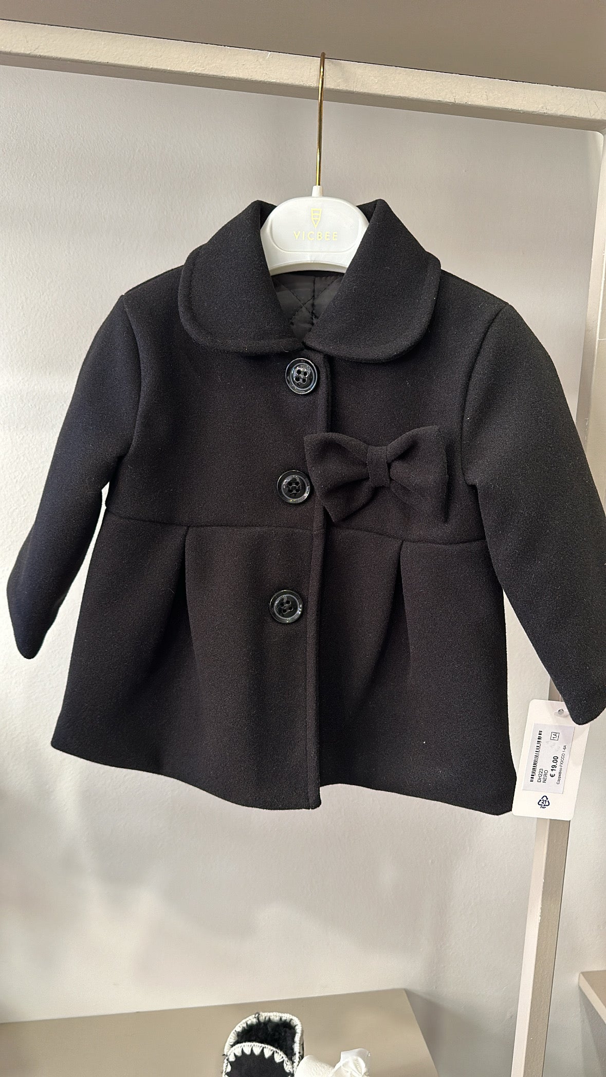 Cappottino FIOCCO 1-6A - NERO