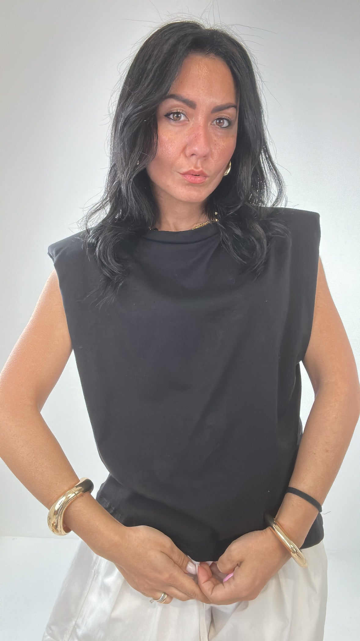 T-shirt SPALLINA JUST - NERO