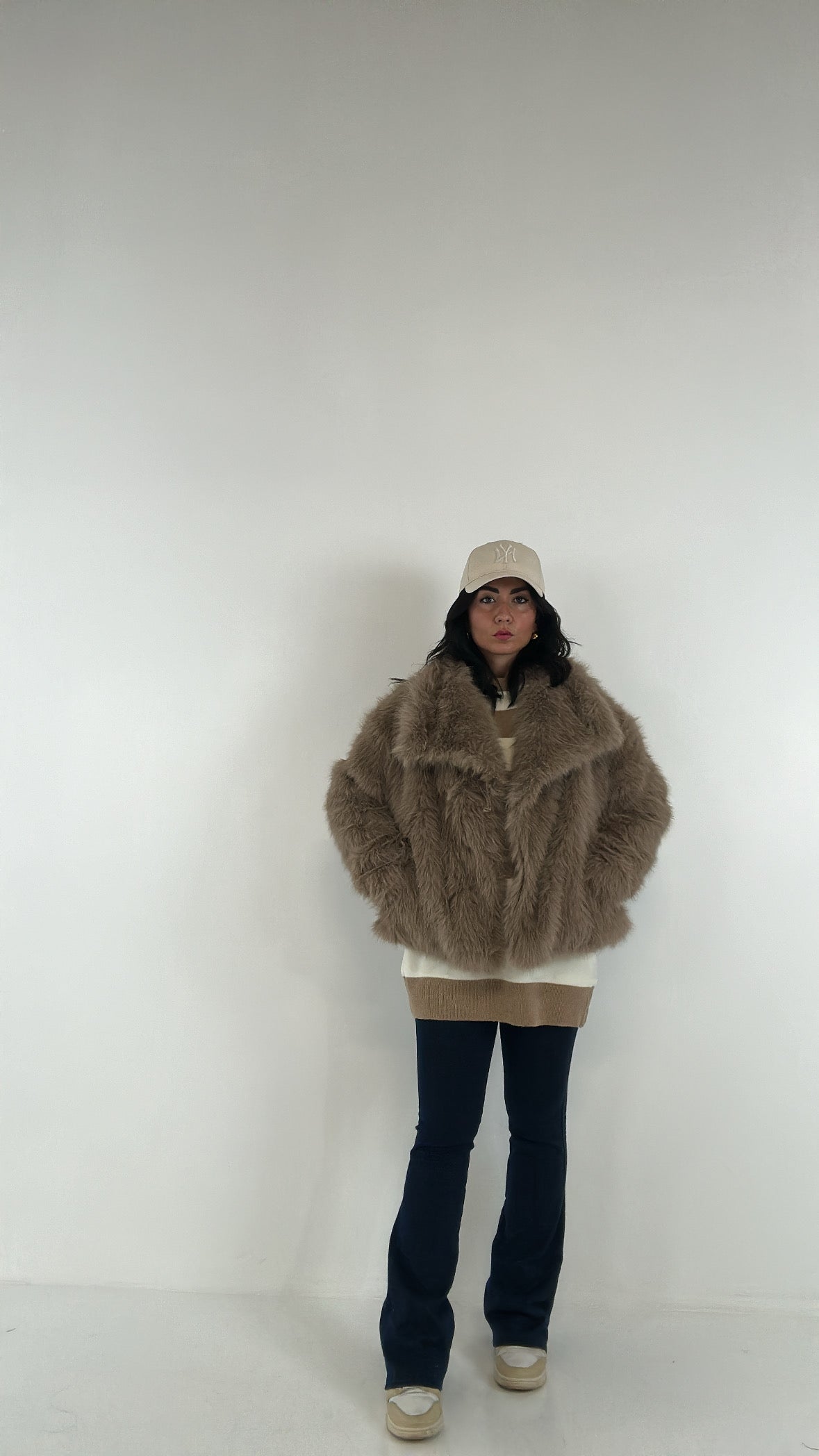Ecopelliccia LOWWINT - KHAKI