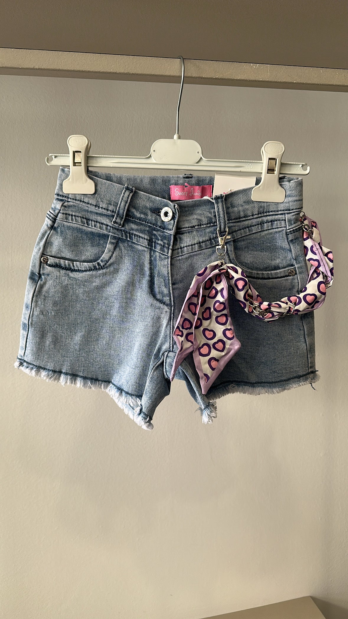 Short CON FULAR 4-14A - JEANS