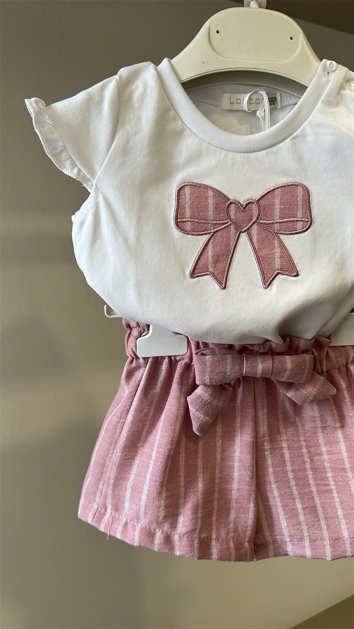 Coordinato FIOCCHETTO 3-18M - BIANCO