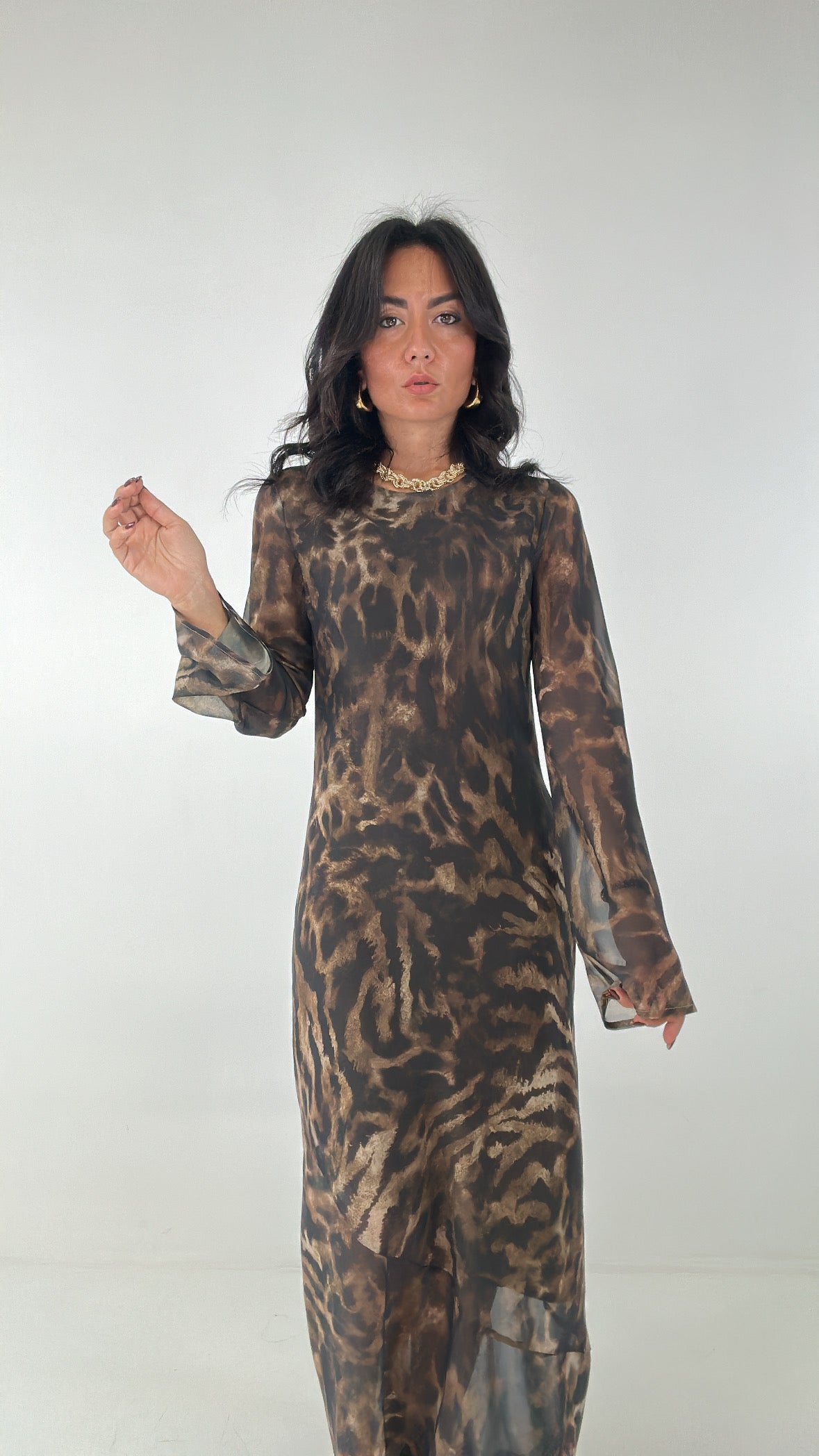 Abito LEOPARD - NERO
