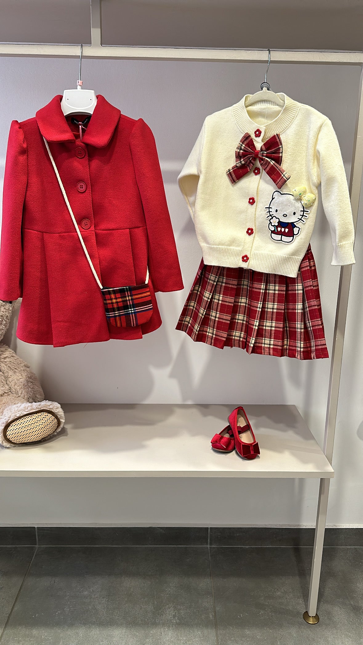 Cappotto CON BORSA 3-7A - ROSSO