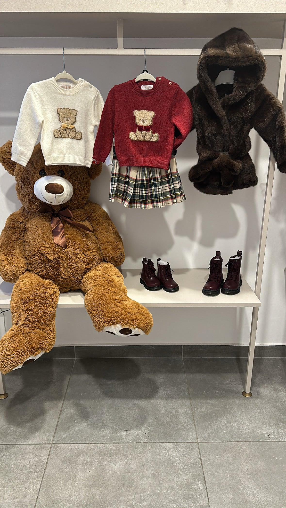 Maglioncino ORSETTO 12-36M - BORDEAUX