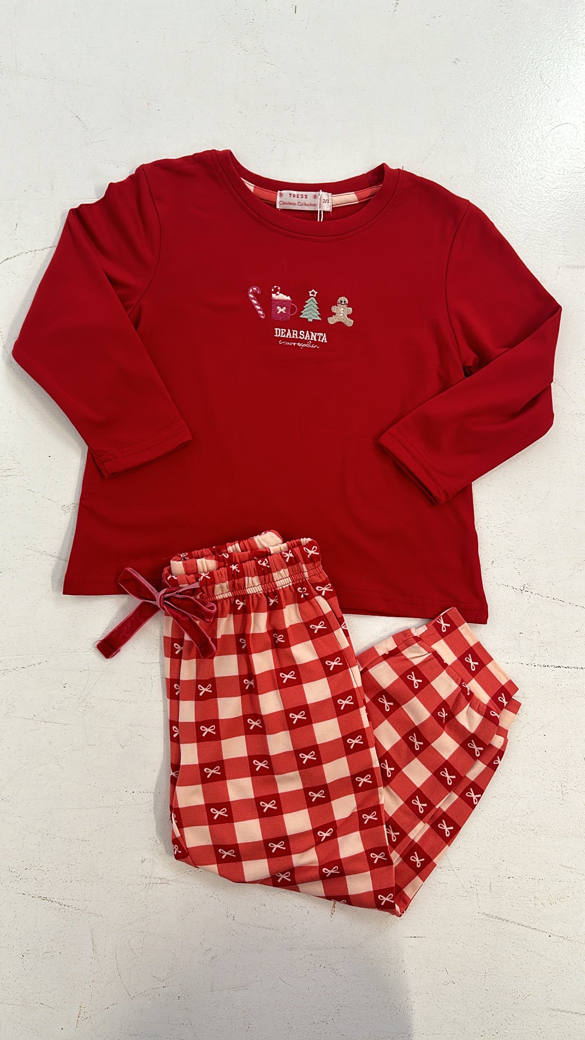 Pigiama BIMBA DEARSANTA - ROSSO