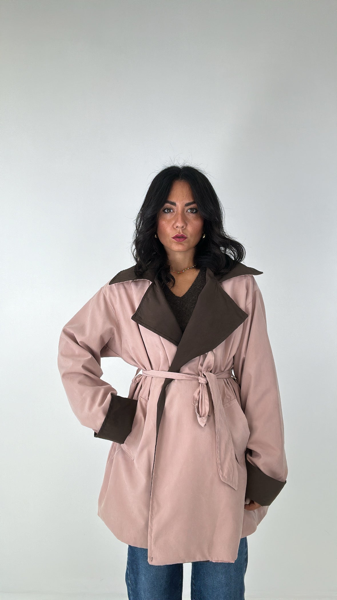 Trench DOUBLE COLOR - ROSA