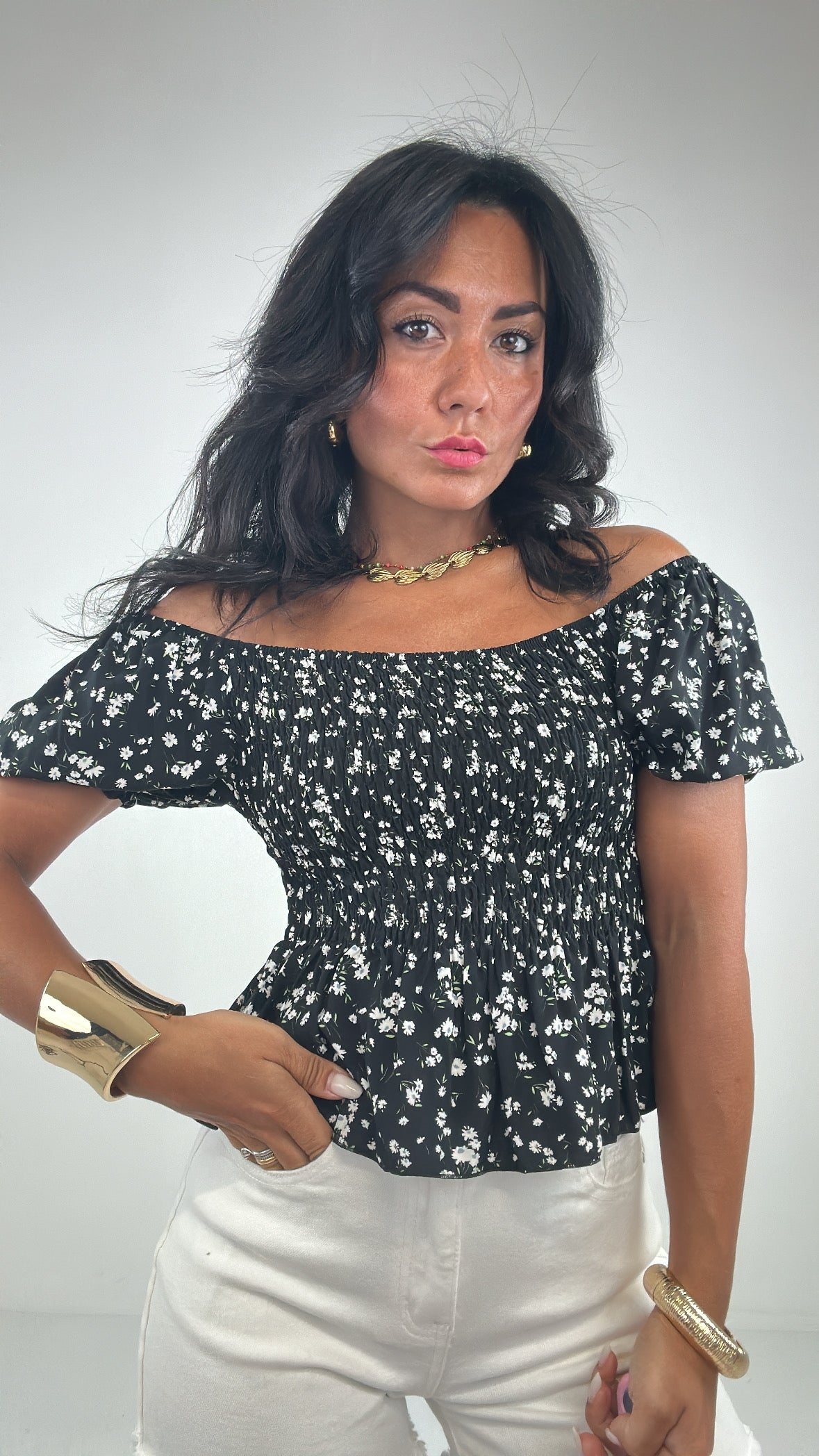 Top FIOREL - NERO