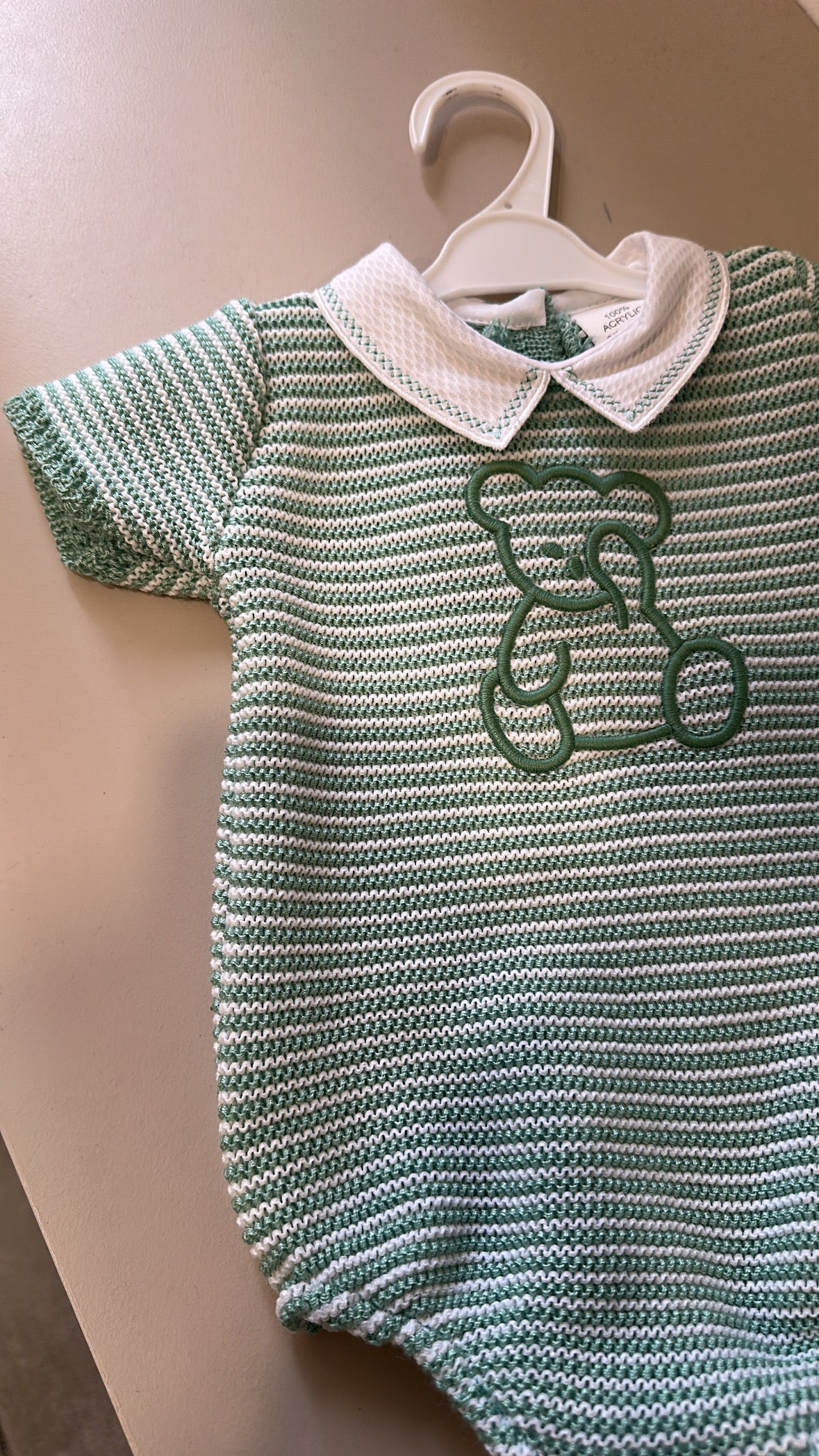 Pagliaccetto IN MAGLIA 0-6 - VERDE