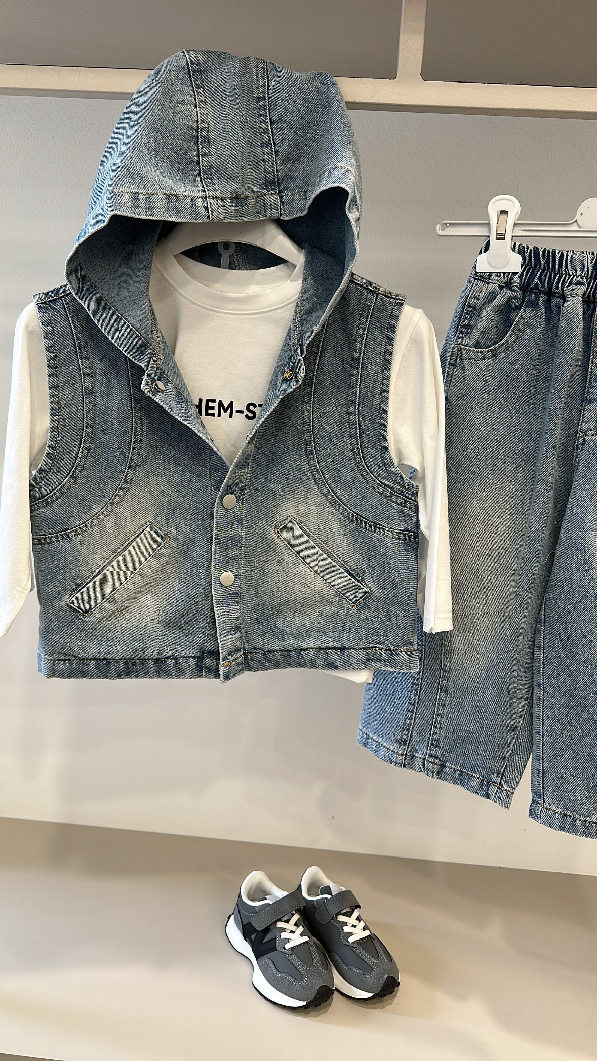 Completo 3 PEZZI STUDIO 4-10A - JEANS