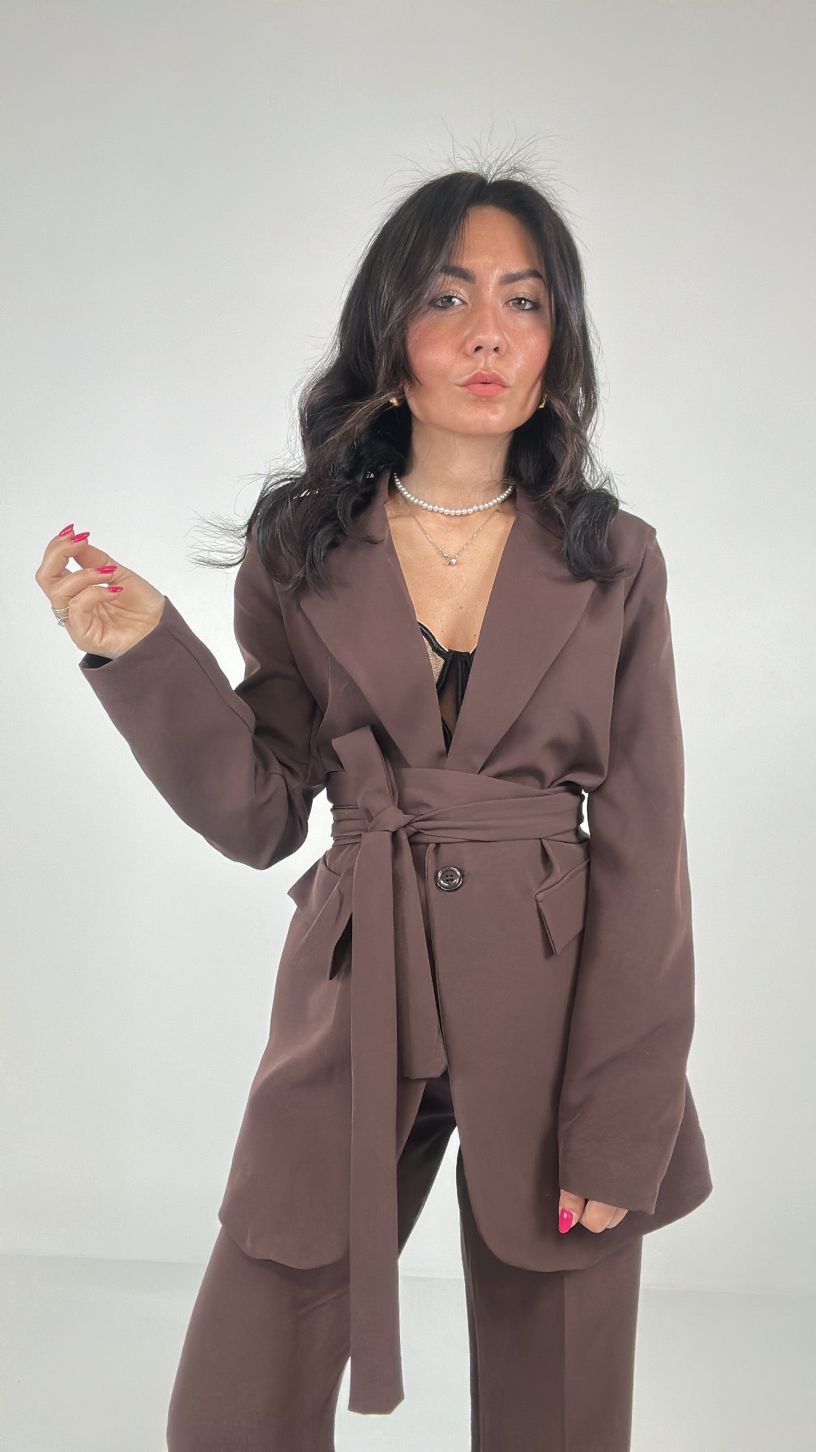 Tailleur EMILI - MARRONE