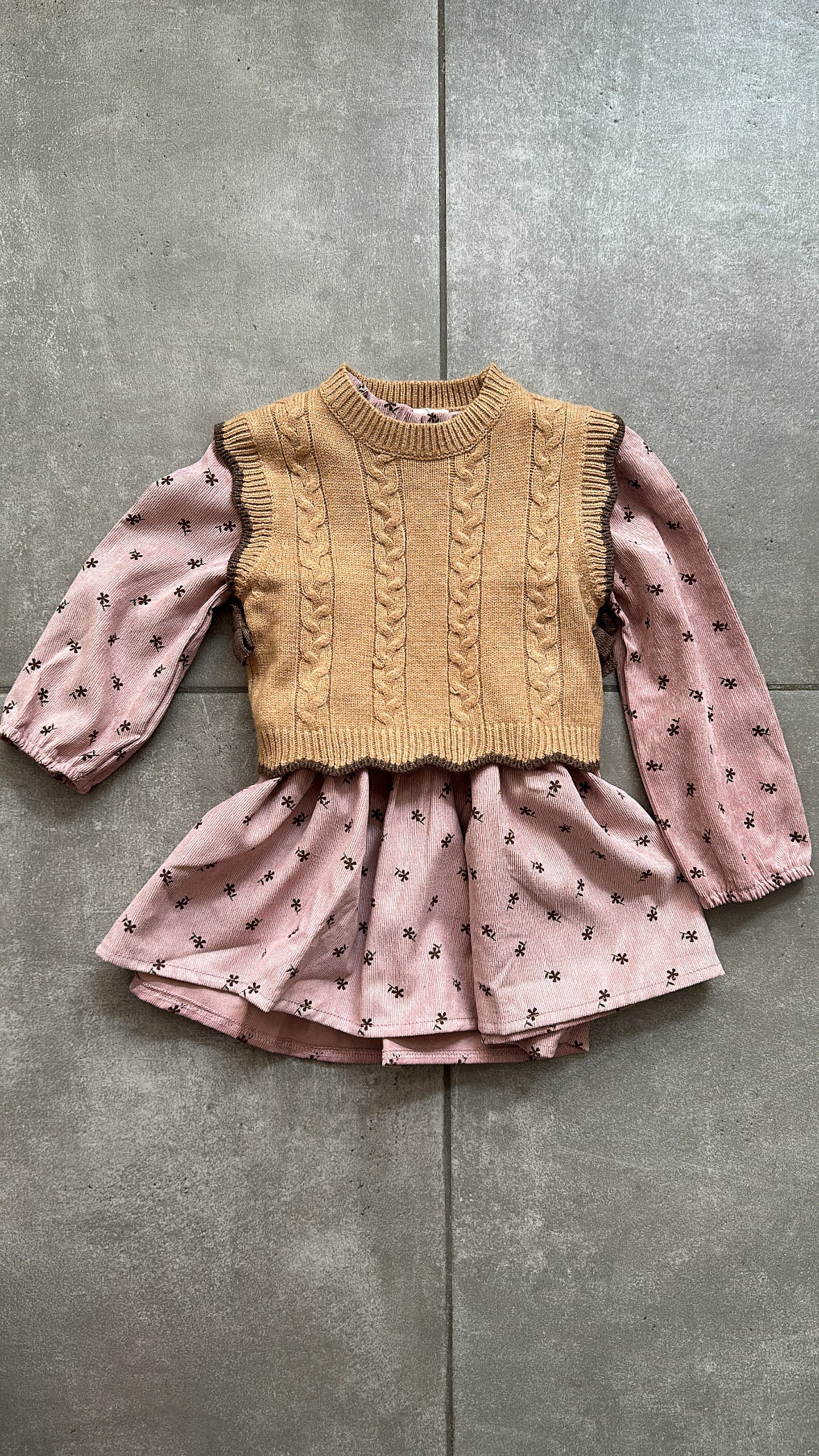 Vestitino CON MAGLIONCINO 12-36M - LILLA
