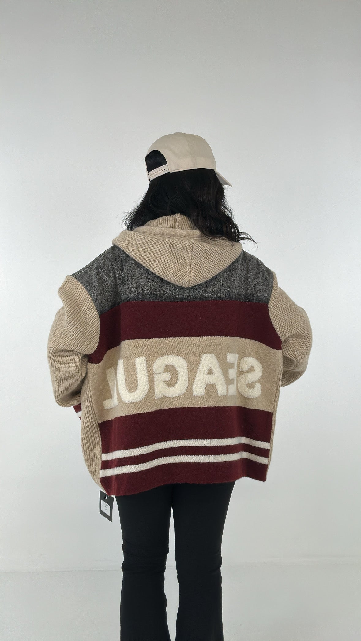 Cardigan CAPPUCCIO E JEANS - BEIGE