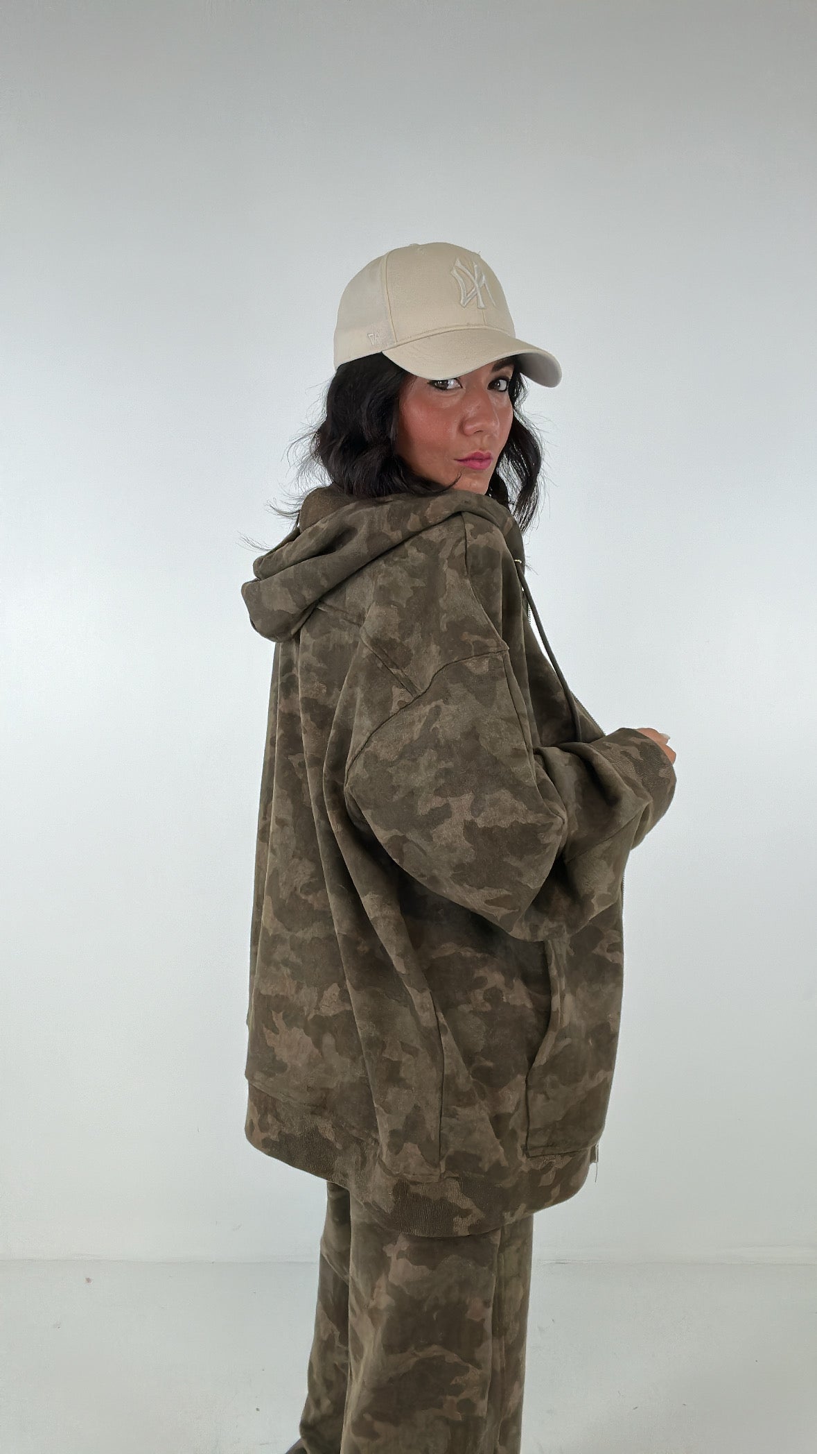 Felpa LUMINA MILITARY - VERDE MILITARE