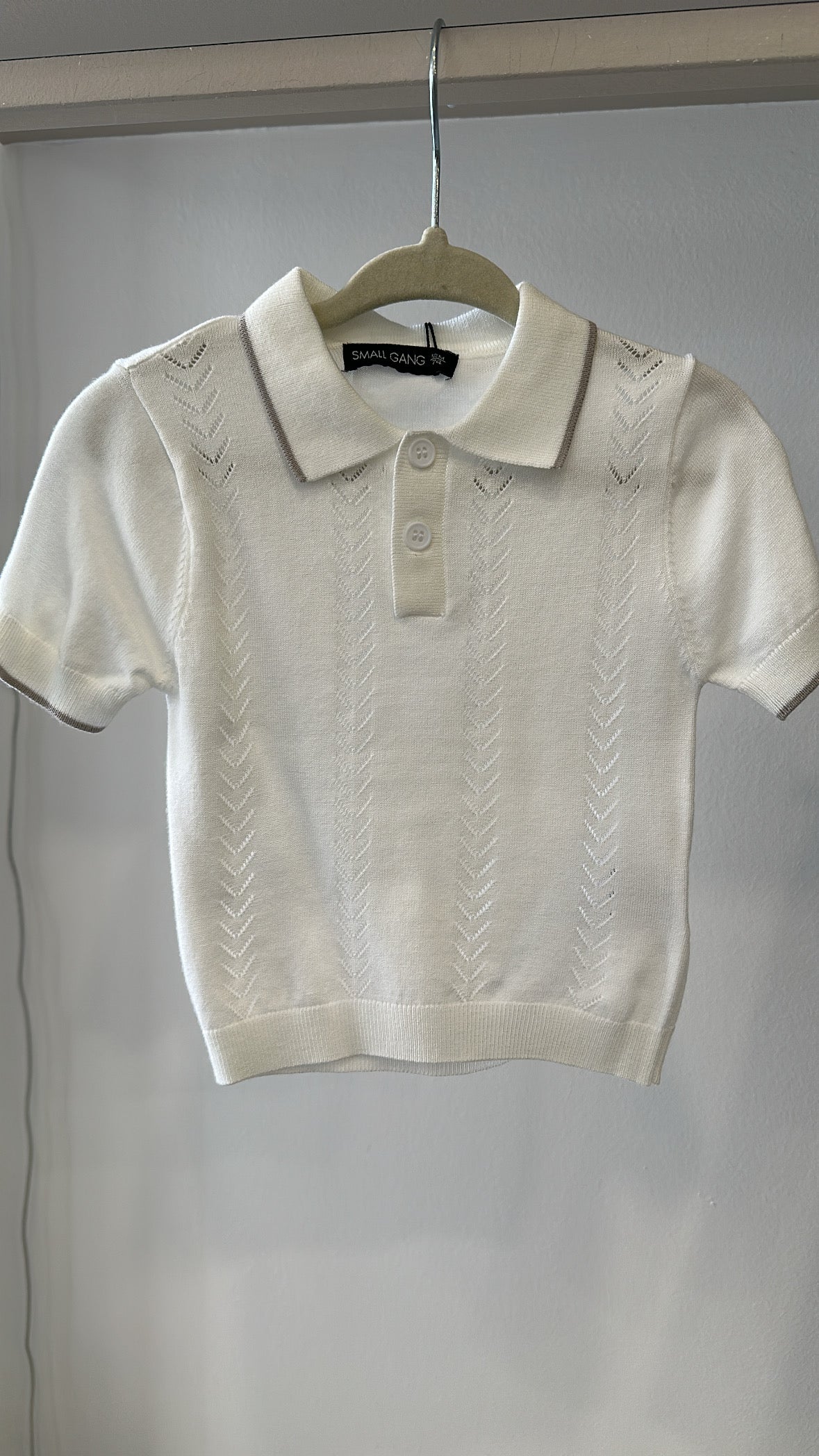 Polo TRAFOR 12-36M - BIANCO
