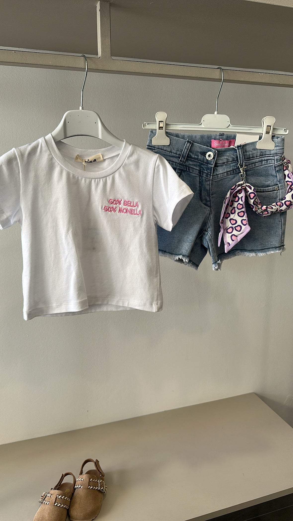 Short CON FULAR 4-14A - JEANS