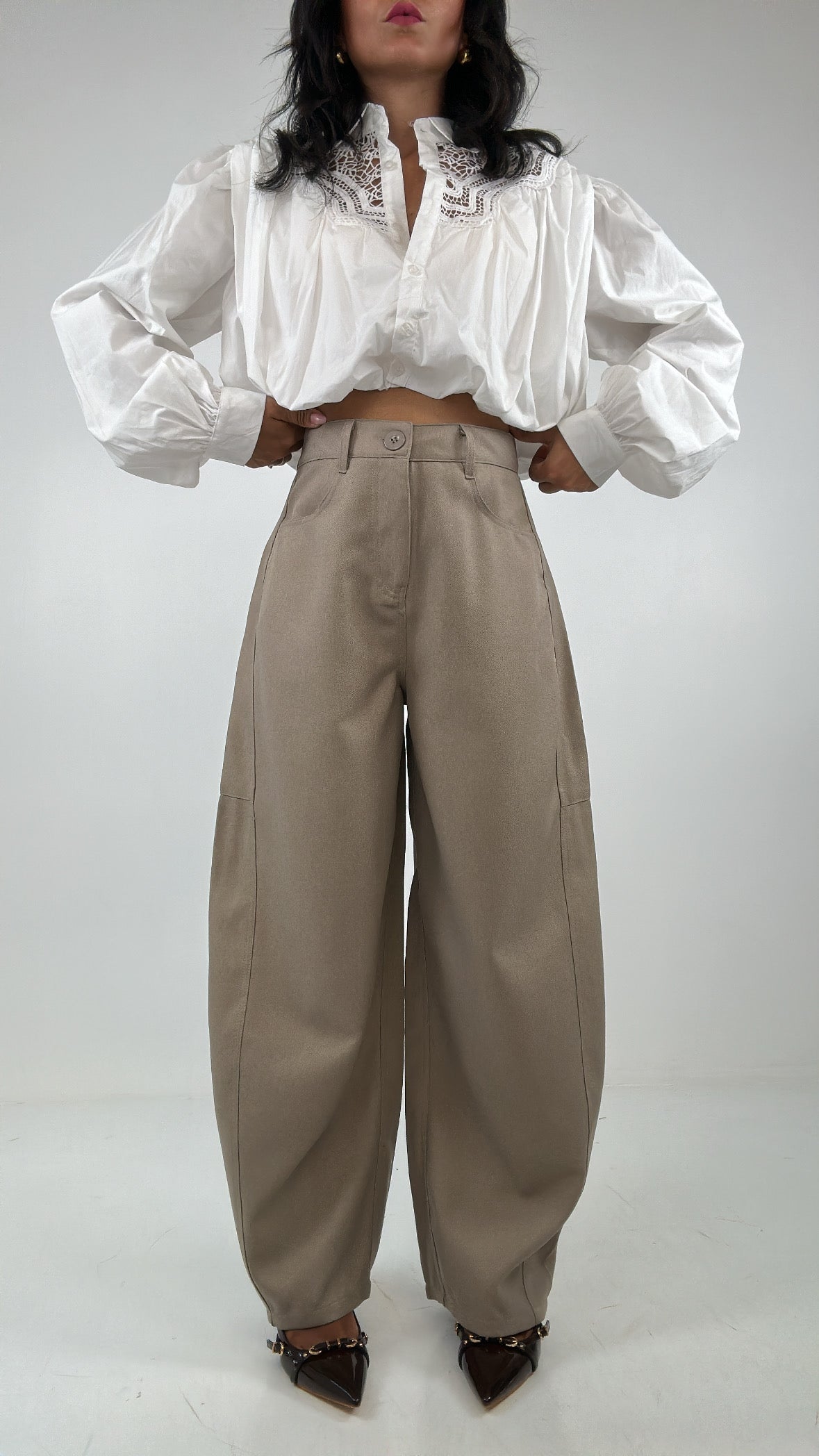 Pantalone BALLON - BEIGE