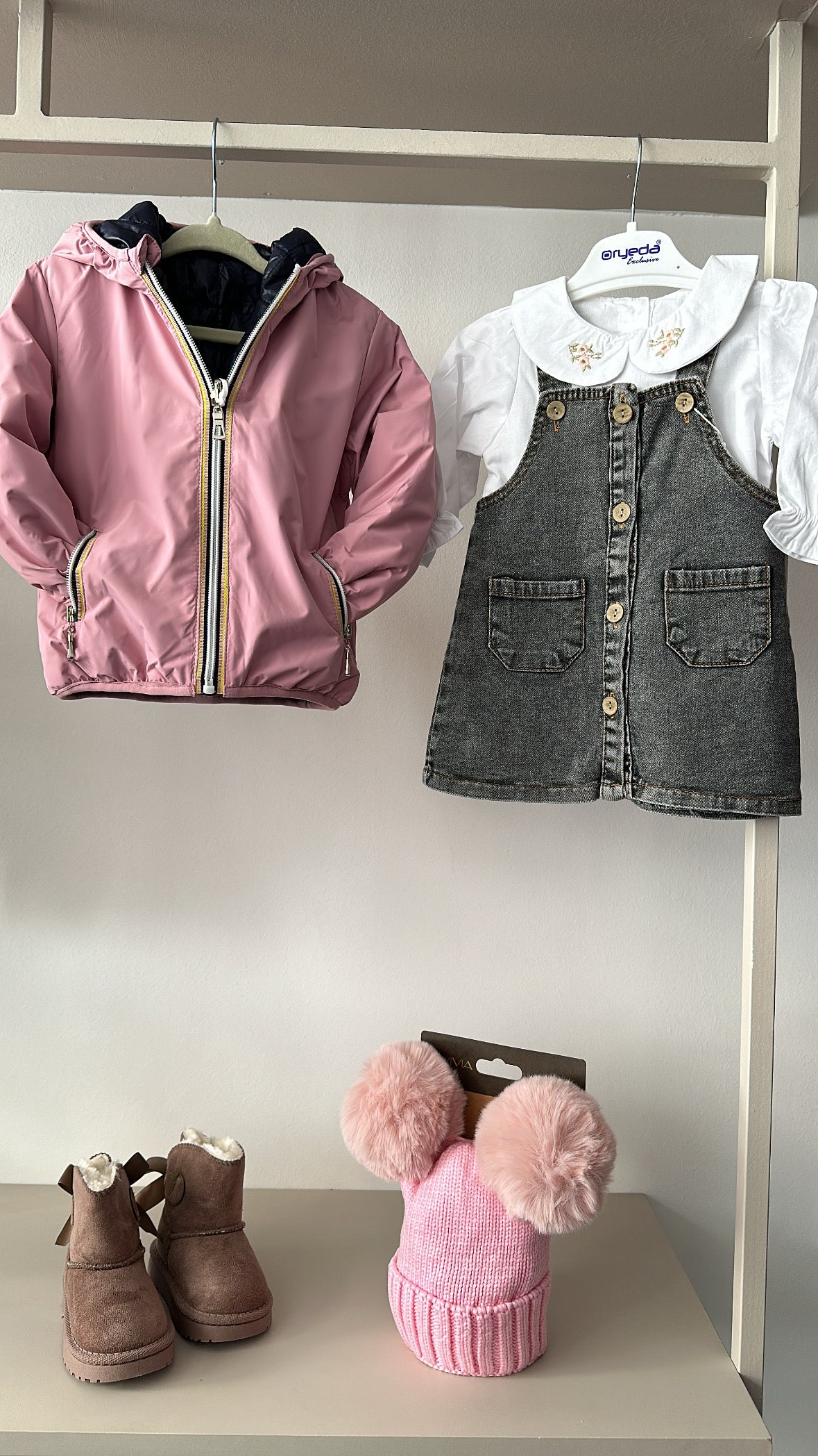 Salopetta con CAMICIA 9-18M - JEANS