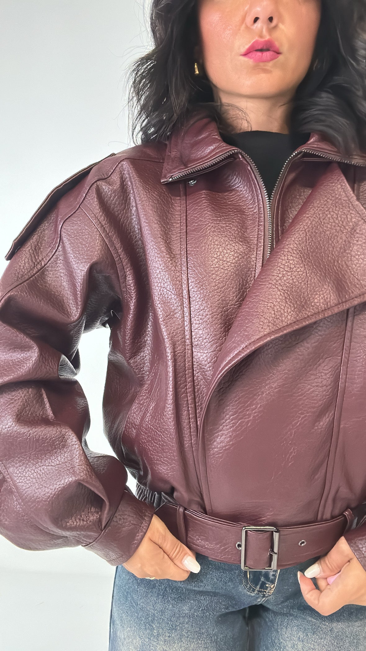 Bomber ECOPELLE COP - BORDEAUX