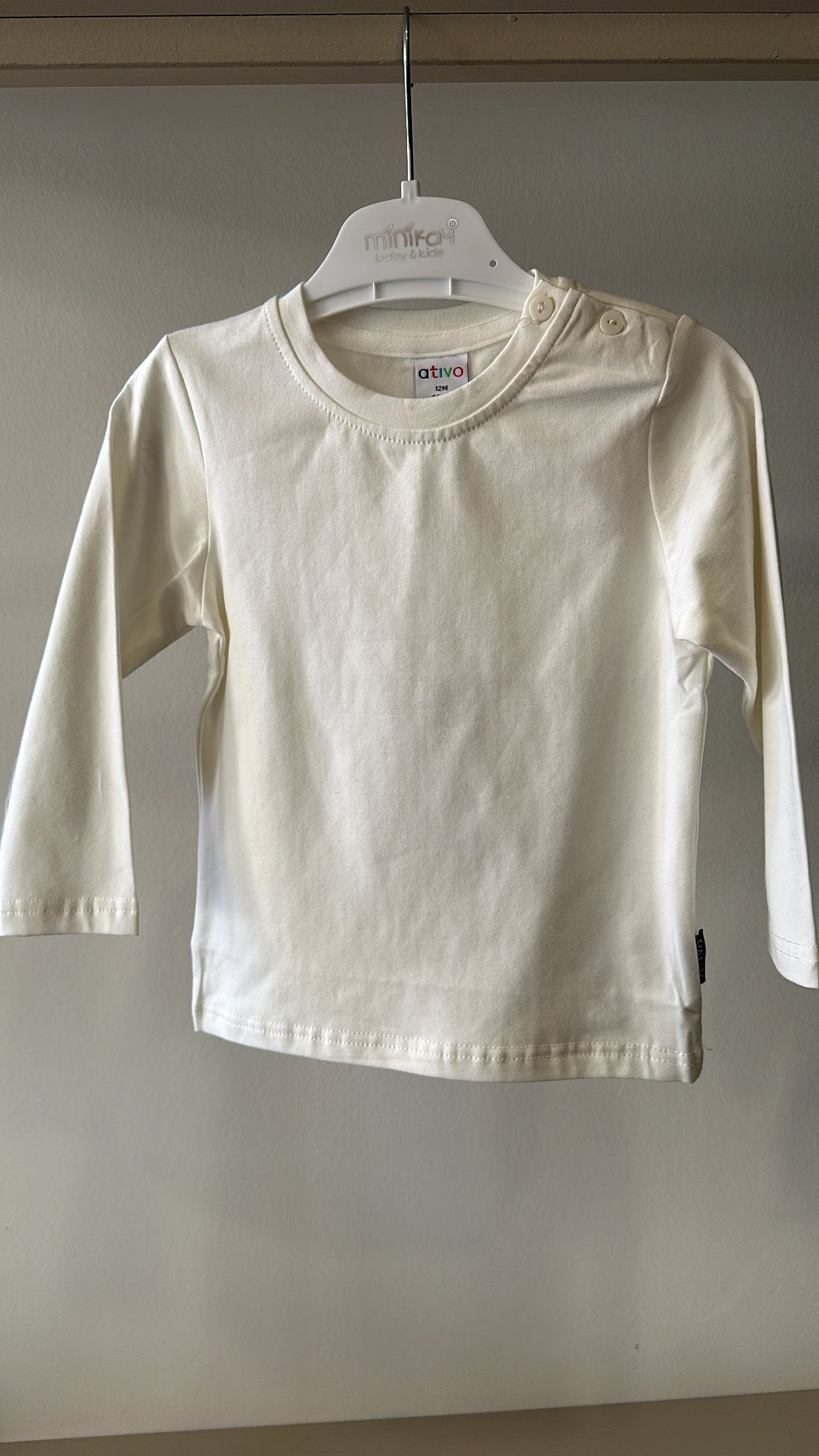 Magliettina BASIC 6-36M - BIANCO