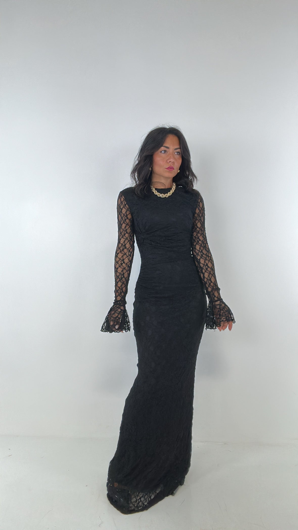 Abito PIZZO ELEGANT - NERO