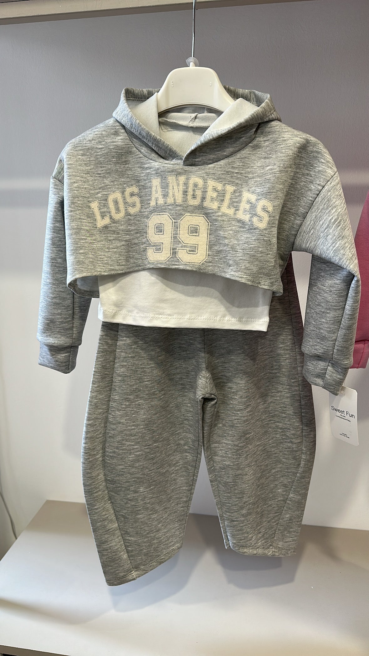 Tuta 3PZ LOSANGELES 4-14A - GRIGIO