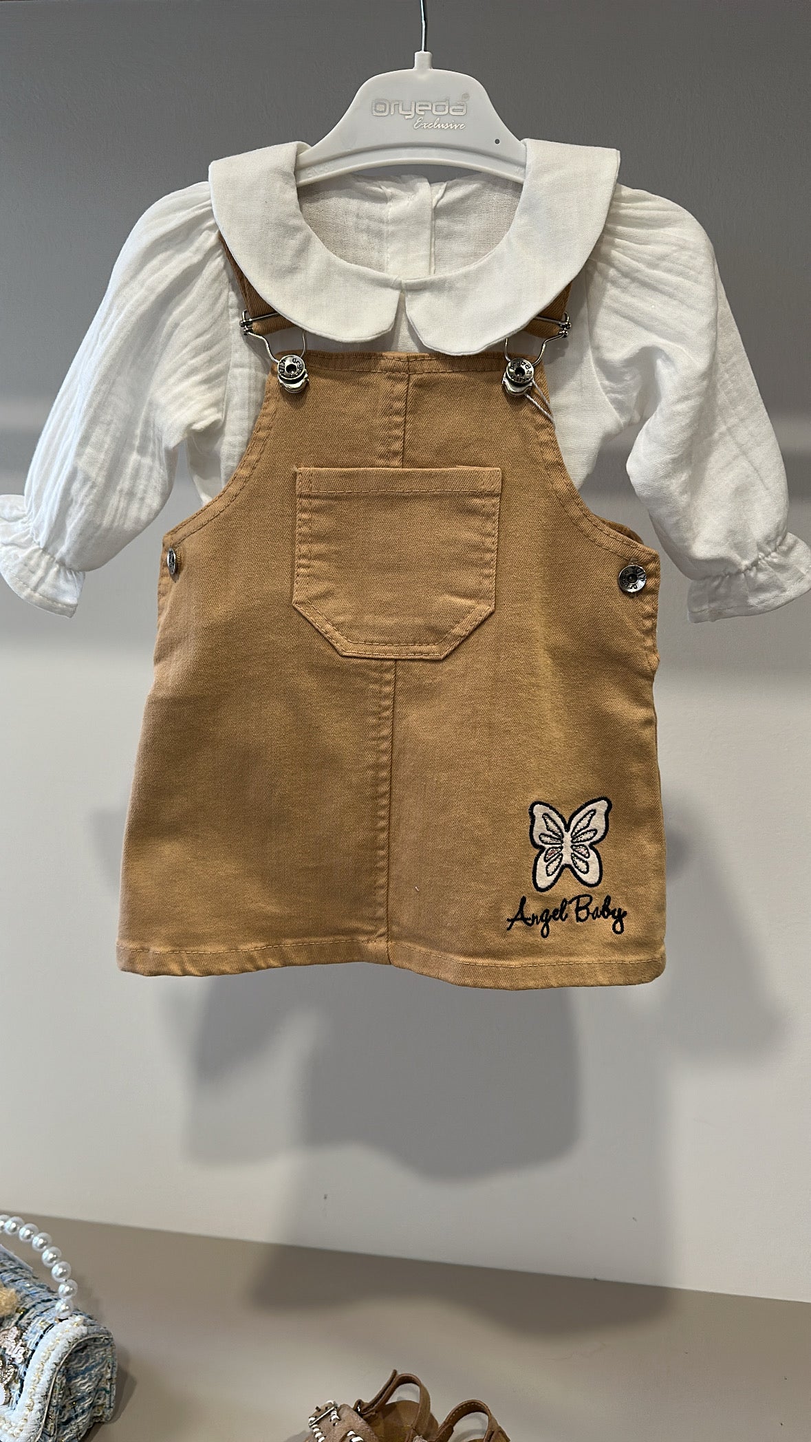 Salopette FARFALLA 6-24M - BEIGE