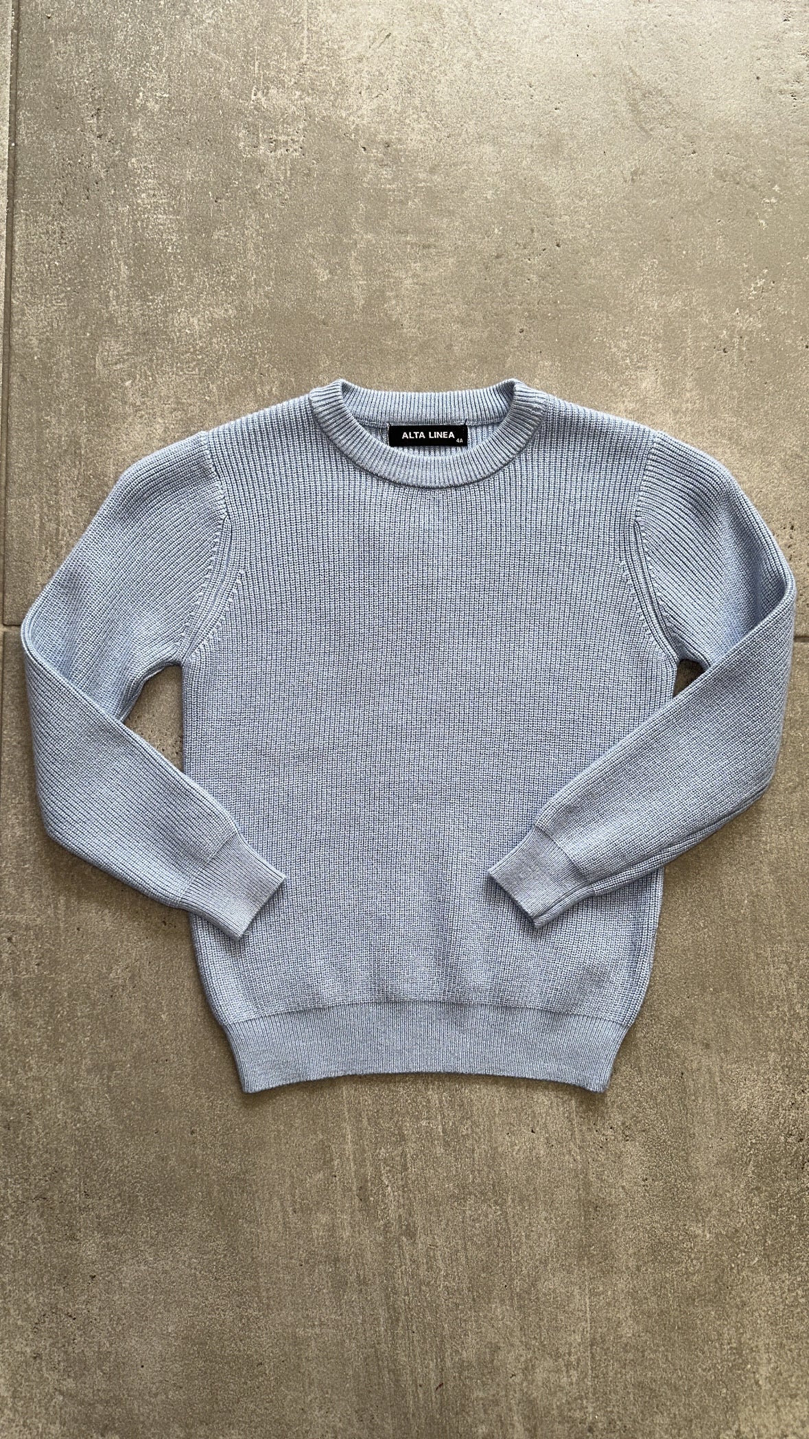 Maglioncino BASIC 4-12A - AZZURRO