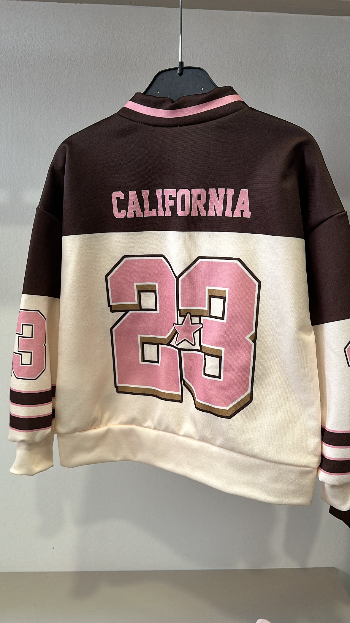 Felpa CALIFORNIA 23 4-14A - MARRONE