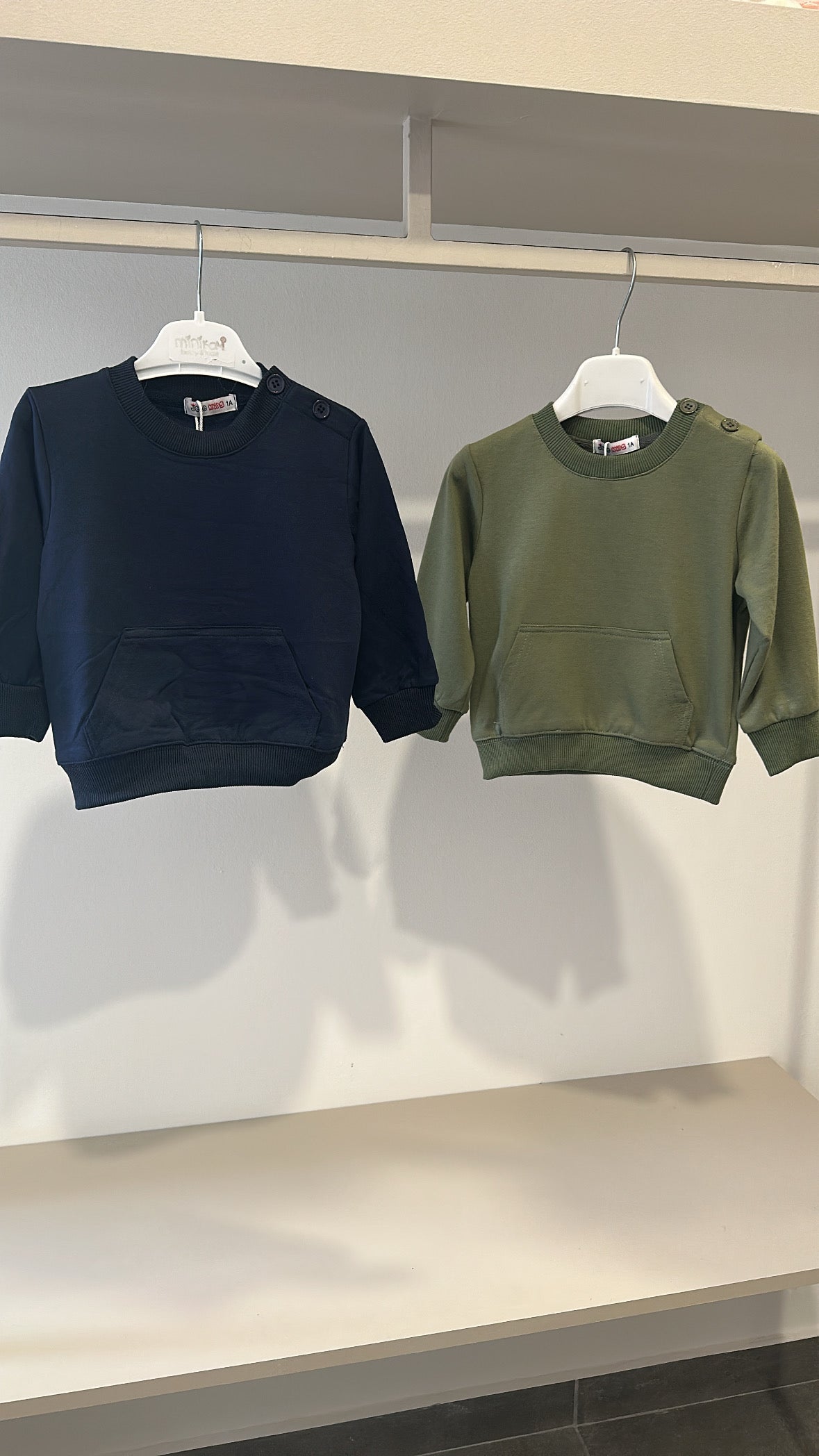 Felpa TASCA 1-5A - VERDE MILITARE