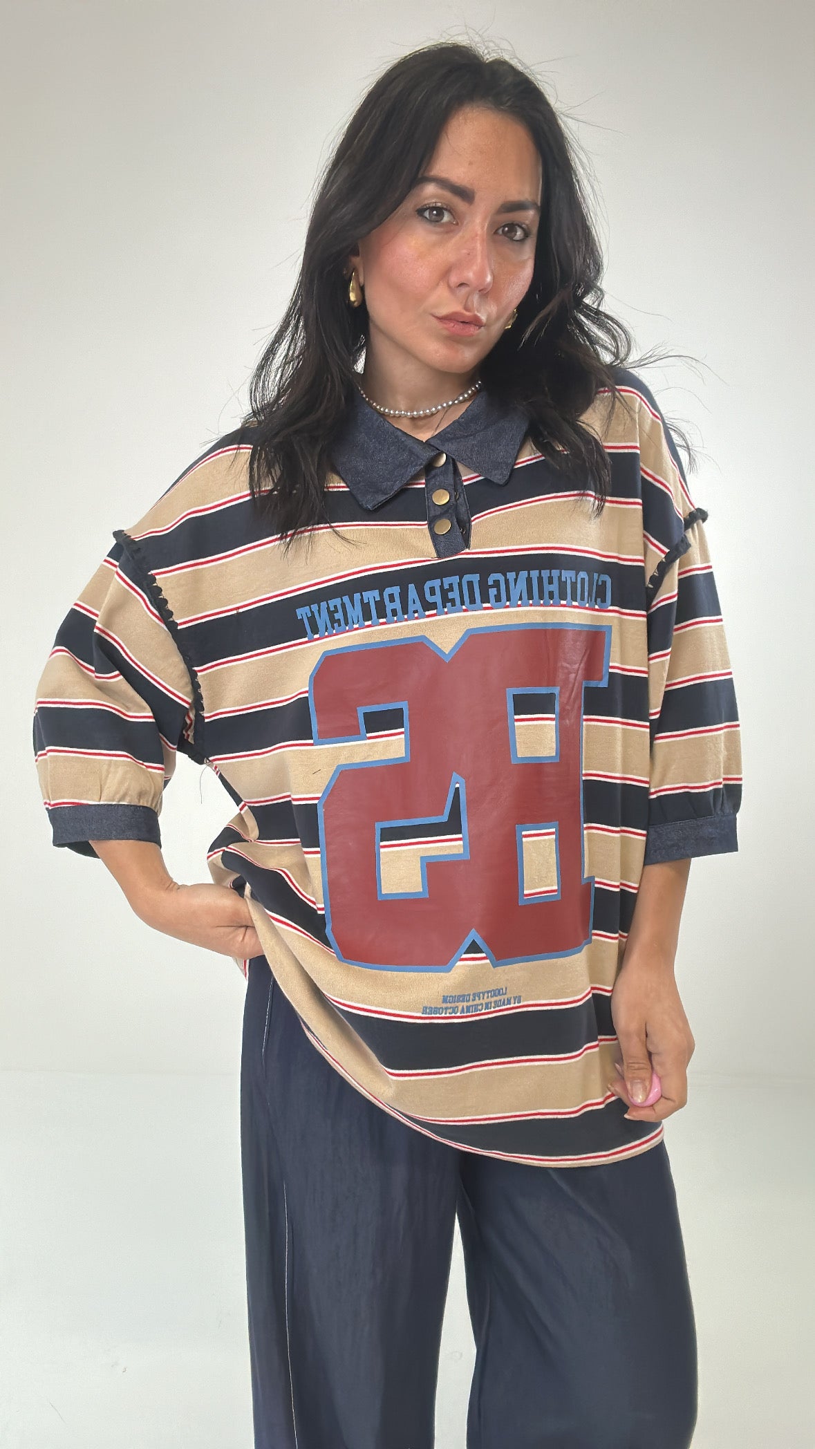 T-shirt POLO CLOTHING - BORDEAUX