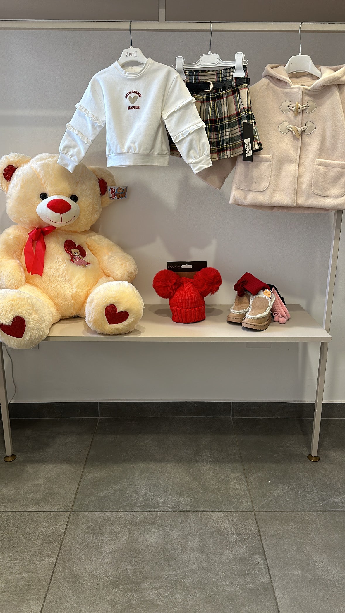 Peluche ORSO FIOCCO 60 CM - BEIGE