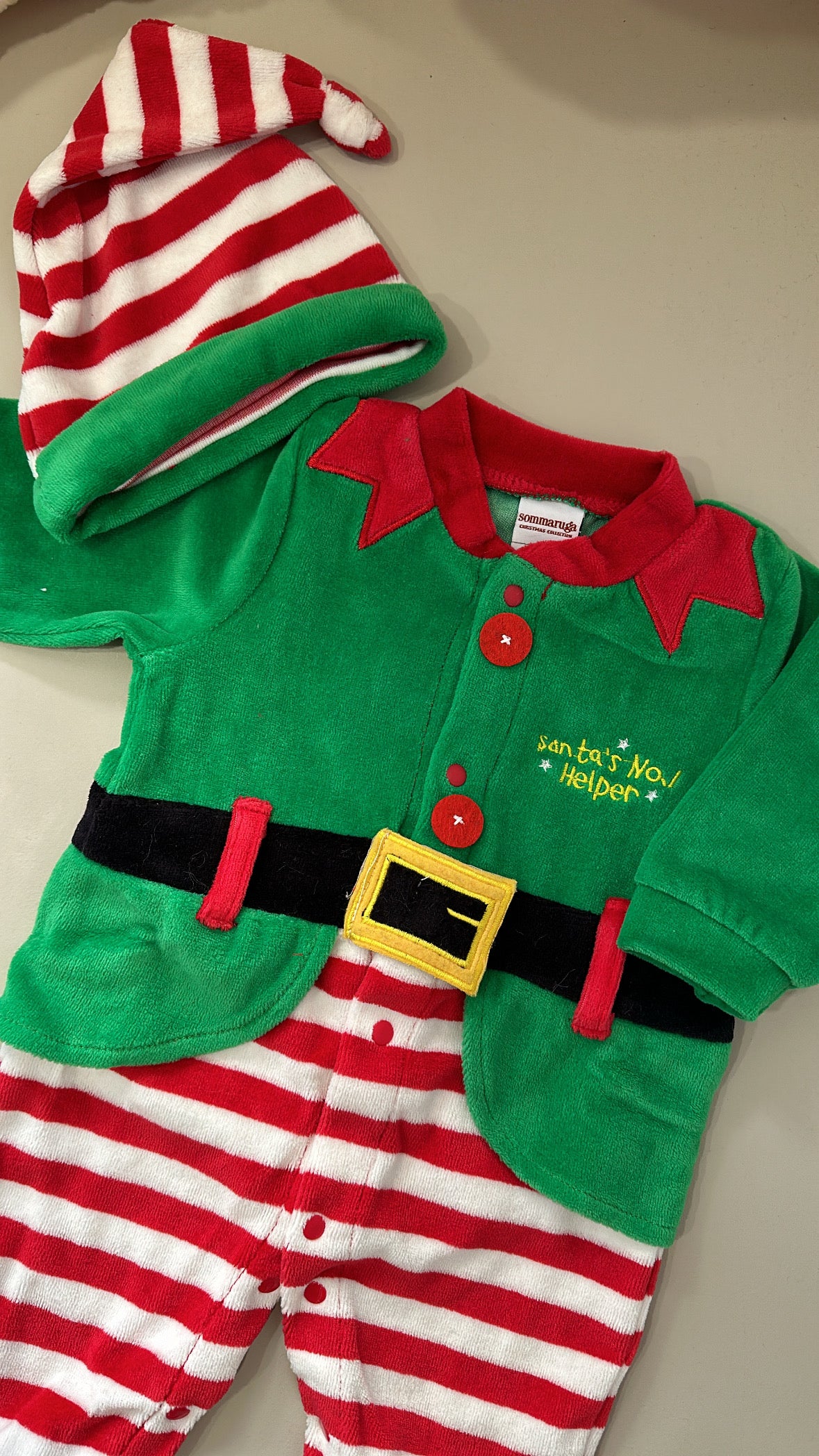 Tutina ELFO 3-12M - VERDE