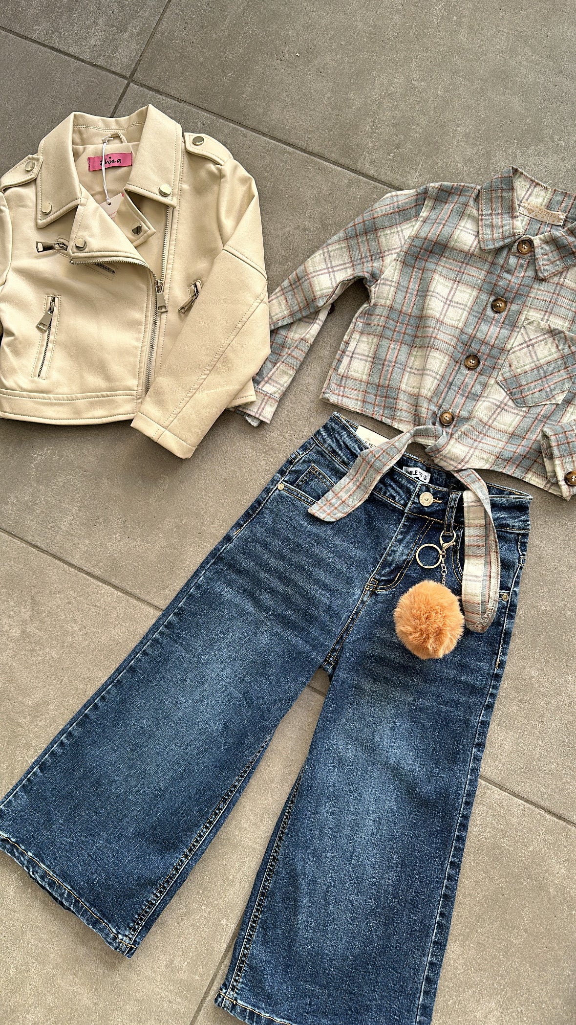 Jeans PALAZZO PON 4-12A - JEANS