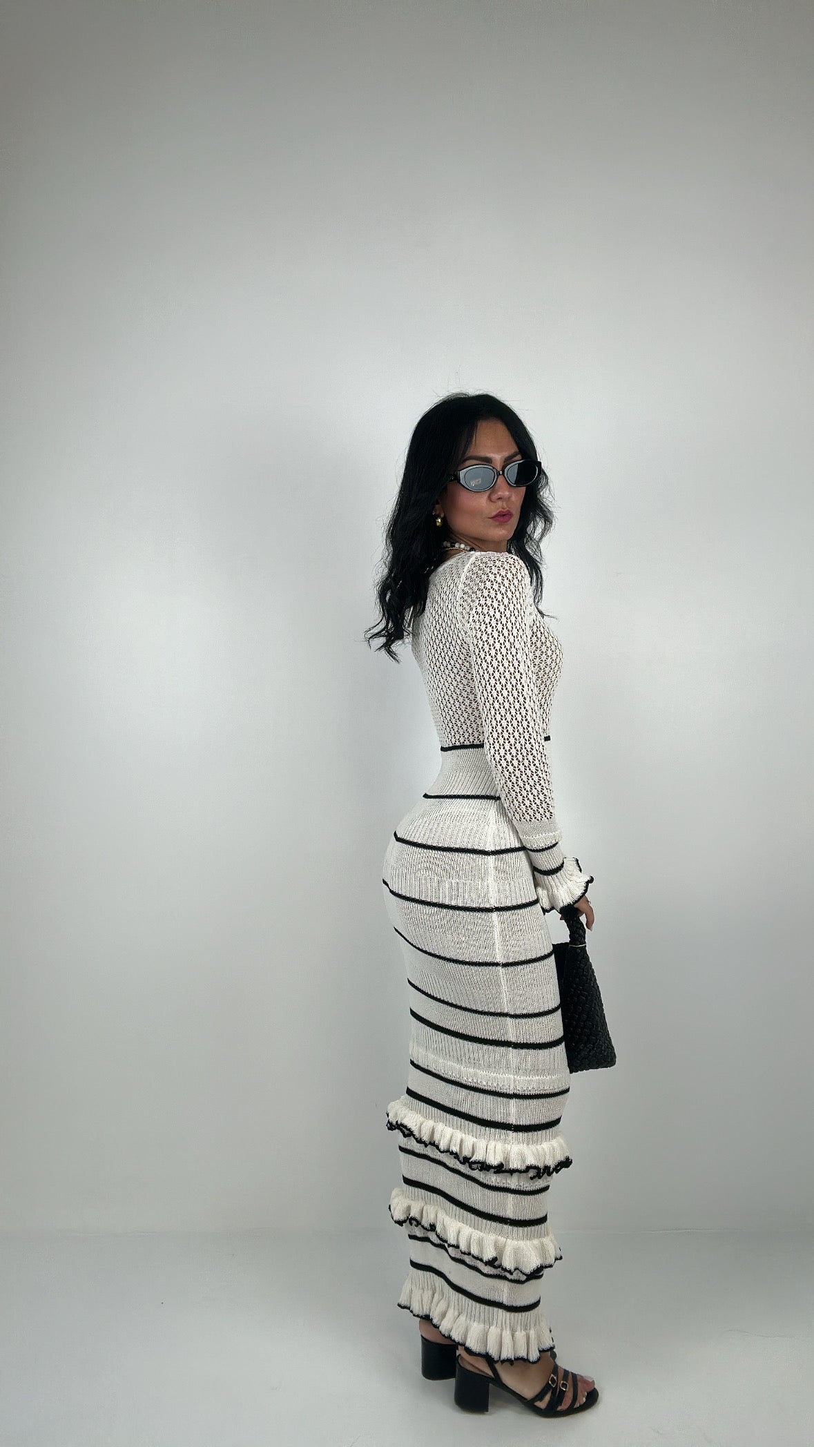 Abito IN MAGLIA - BIANCO