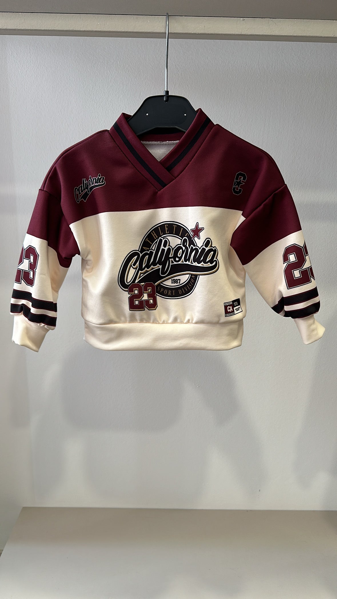 Felpa CALIFORNIA 9-36M - BORDEAUX